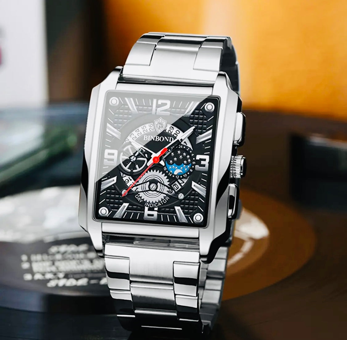 Reloj Cuadrado De Acero Inoxidable Vintage Para Hombres, Calendario De Moda, Resistente Al Agua Y Luminoso Movimiento de Cuarzo Ideal para Regalo đ
Nota: No se hacen EnvĂos đ
Ventas solo en CancĂșn
Nuestro Lema: No somos NĂșmeros!
Atencion: Personaliz