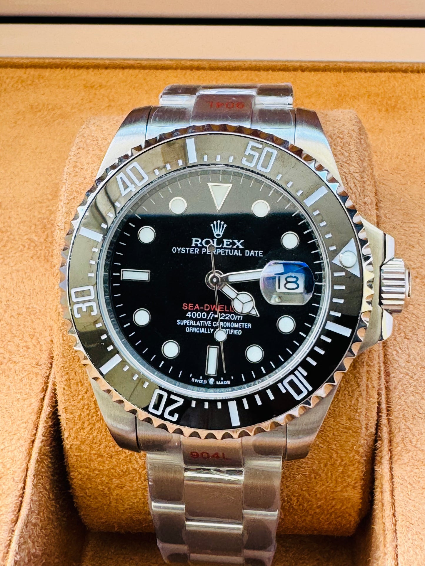 ESPECTACULAR RELOJ ROLEX AUTOMÁTICO SEADWELLER VÁLVULA DE ESCAPE 💨 HERMOSO!!!