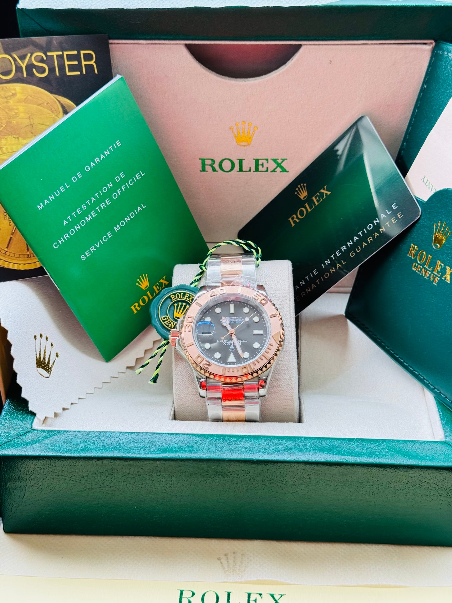 HERMOSO RELOJ AUTOMÁTICO YACHT MASTER -MÁXIMA CALIDAD!