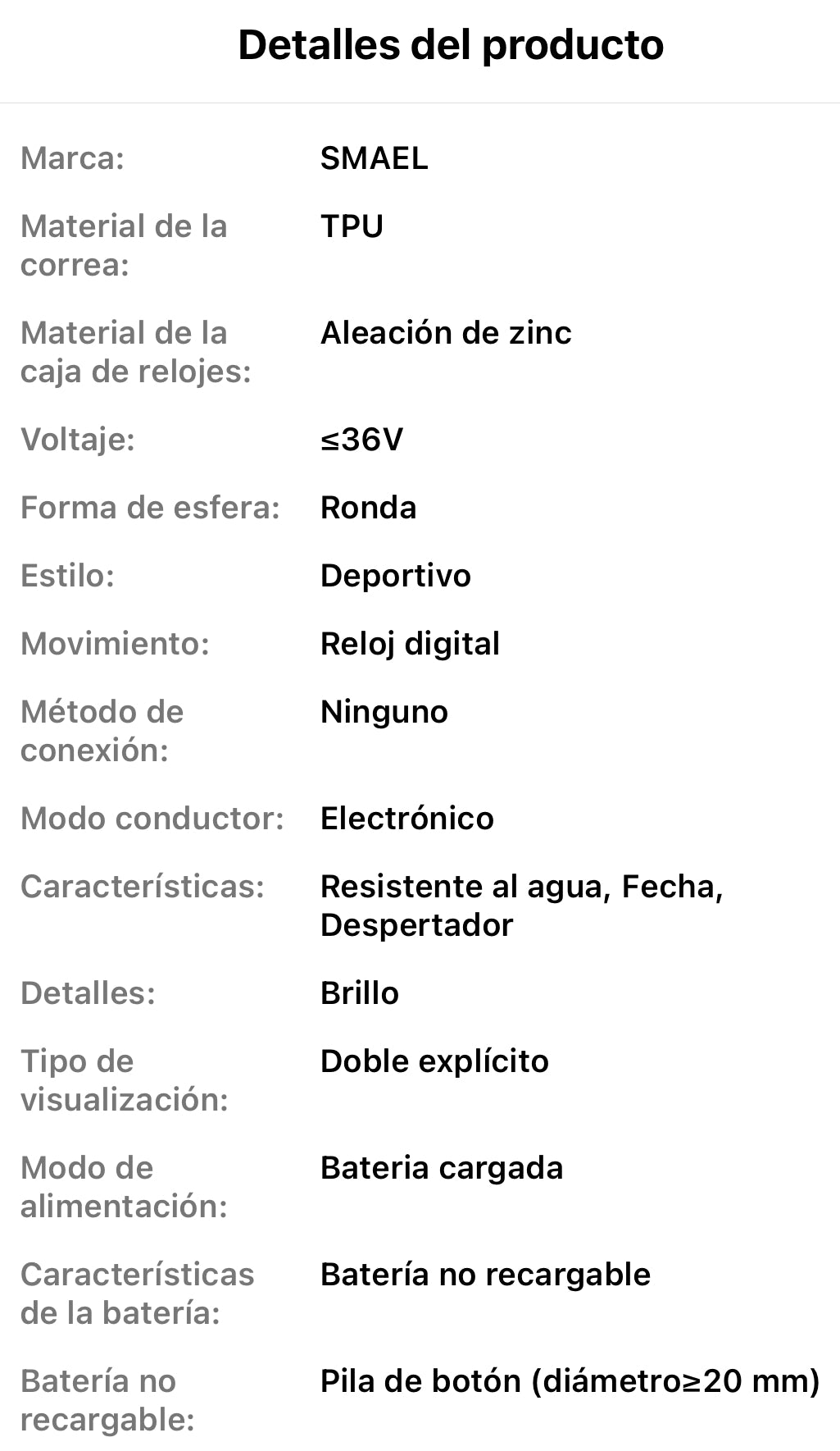 Reloj Deportivo Digital para Hombre con Movimiento de Doble Pantalla, Caja Redonda de Aleación, Correa de TPU, Alimentado por Batería, Conducción Electrónica, Impermeable 5ATM, Luz Nocturna y Botón de Luz, Reloj de Moda