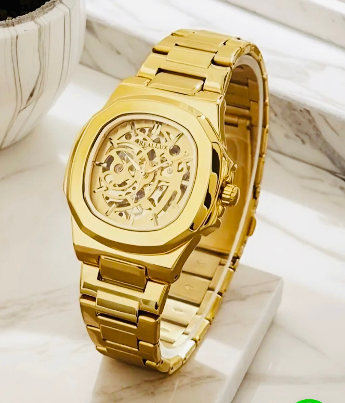 Elegante Reloj Automático Mecánico Skeleton Excelente Calidad y Precio! 💯% Original