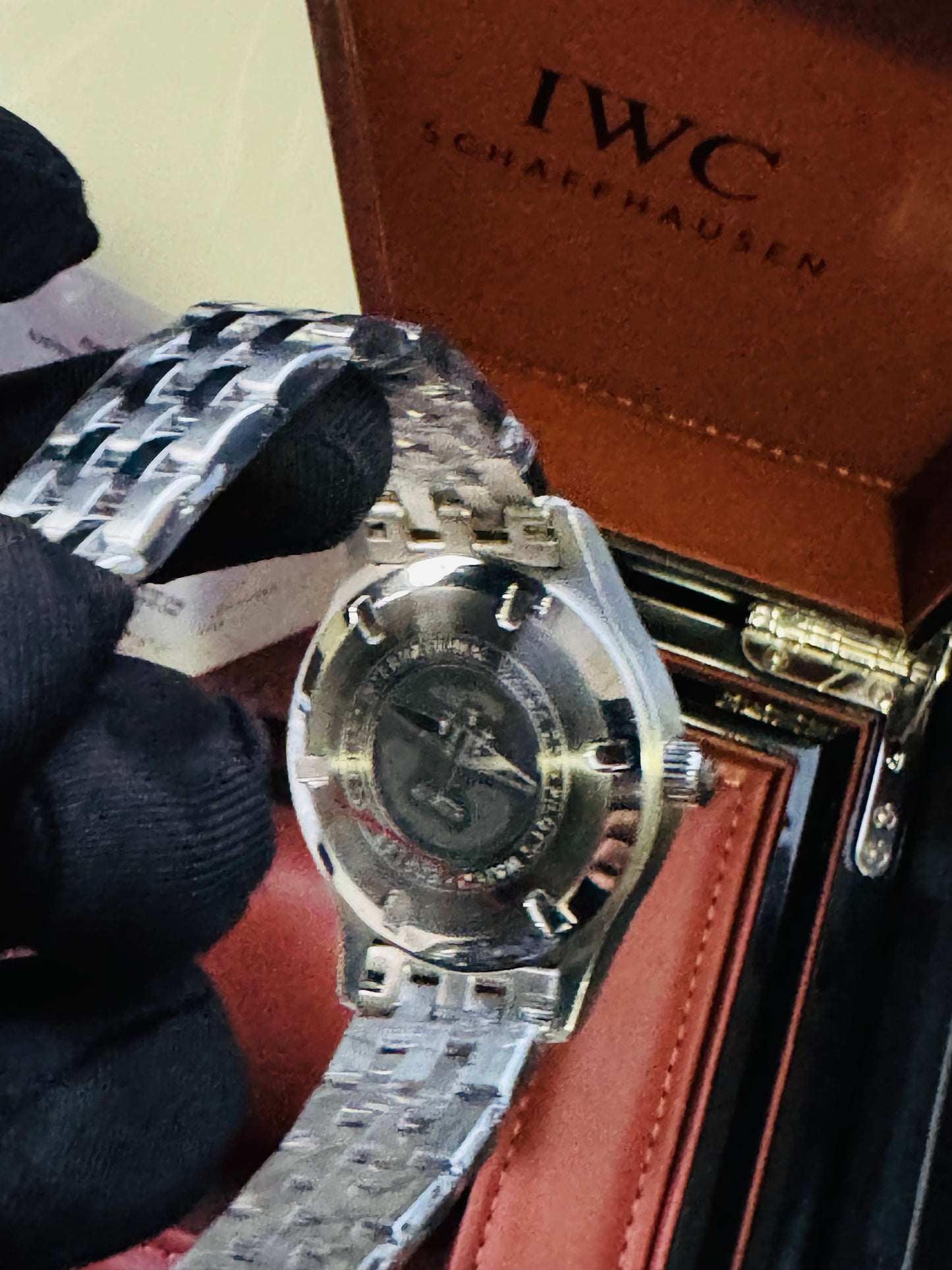 ELEGANTE Y EXCLUSIVO RELOJ AUTOMÁTICO IWC PILOTS WATCH