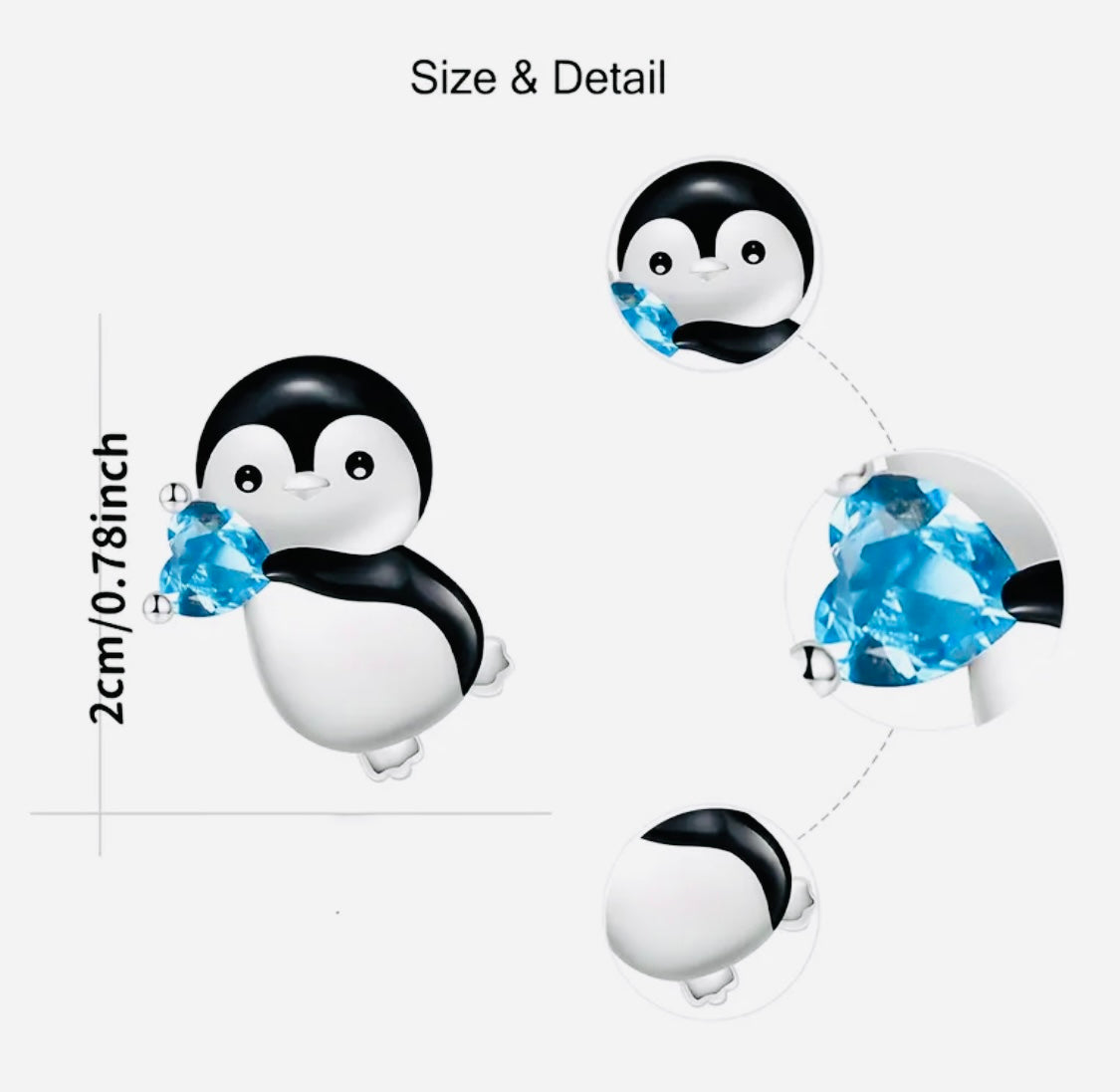 Simpáticos Pendientes de Pingüinos Originales Ideales para 🎁 Regalo