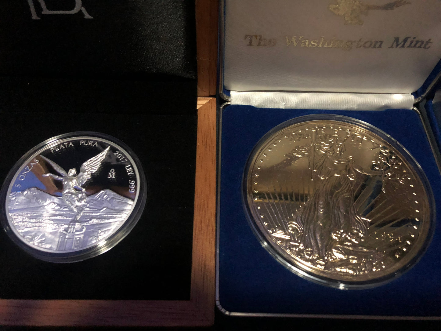 Hermosa Moneda de plata .999 grande de Half Pound = 8 Onzas 1994 Alto Valor Numismático
