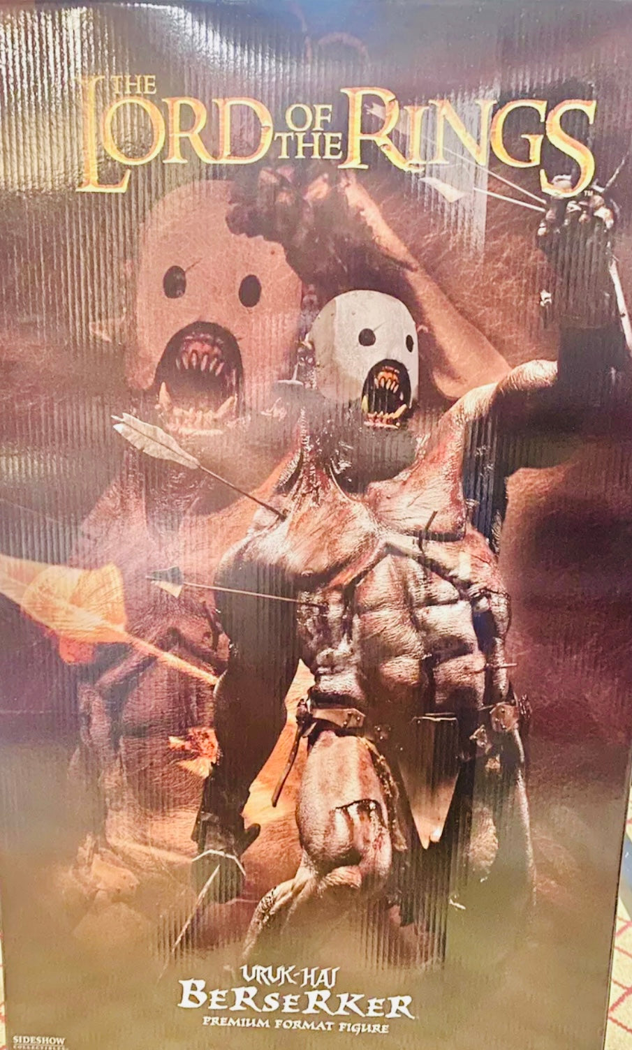 Increíble y Rara Figura escala 1/4 Feroz Uruk Hai Berserker WETA WORKSHOP Favor de Pedir Información al 99 81 92 84 65