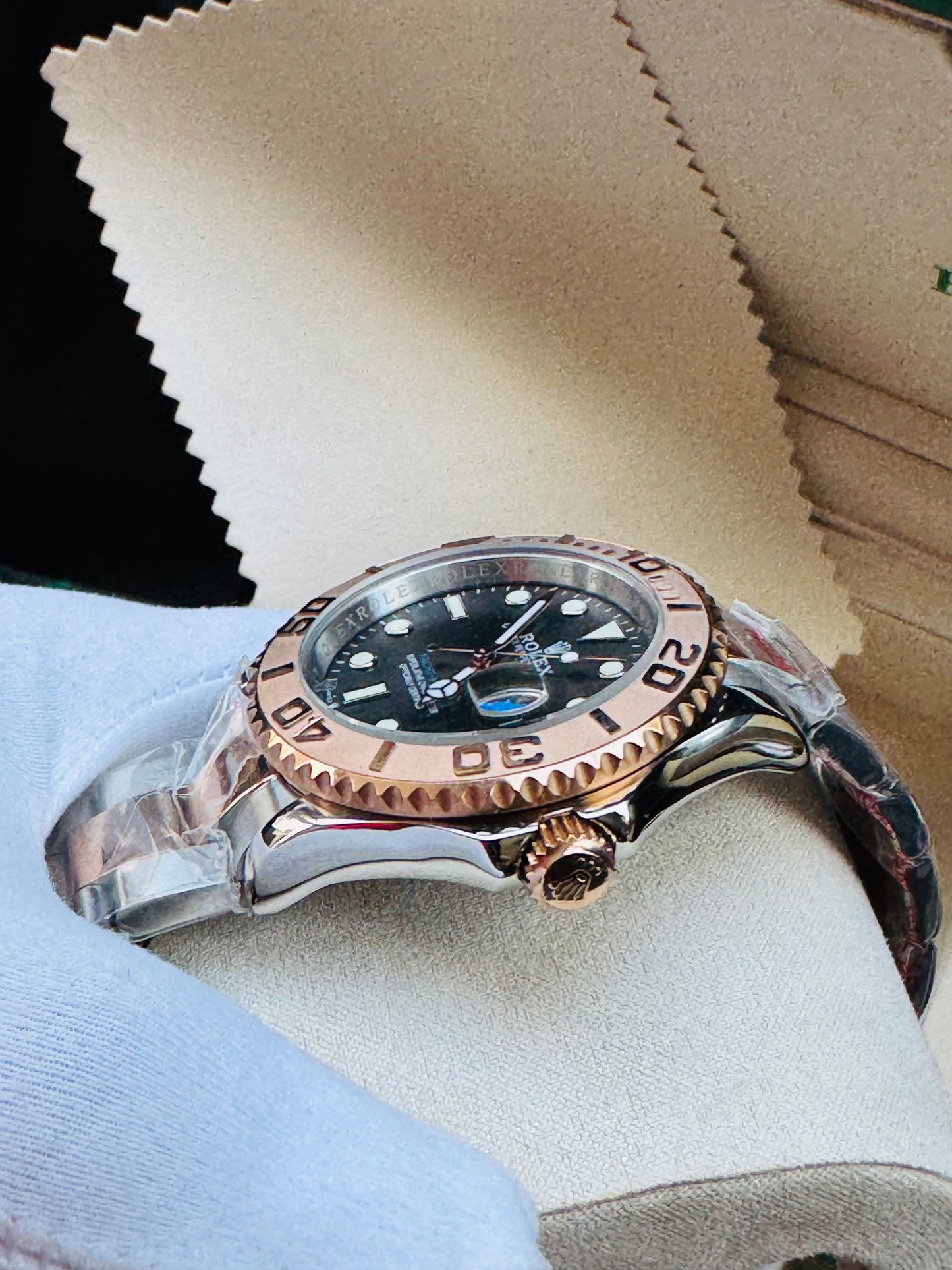 HERMOSO RELOJ AUTOMÁTICO YACHT MASTER -MÁXIMA CALIDAD!