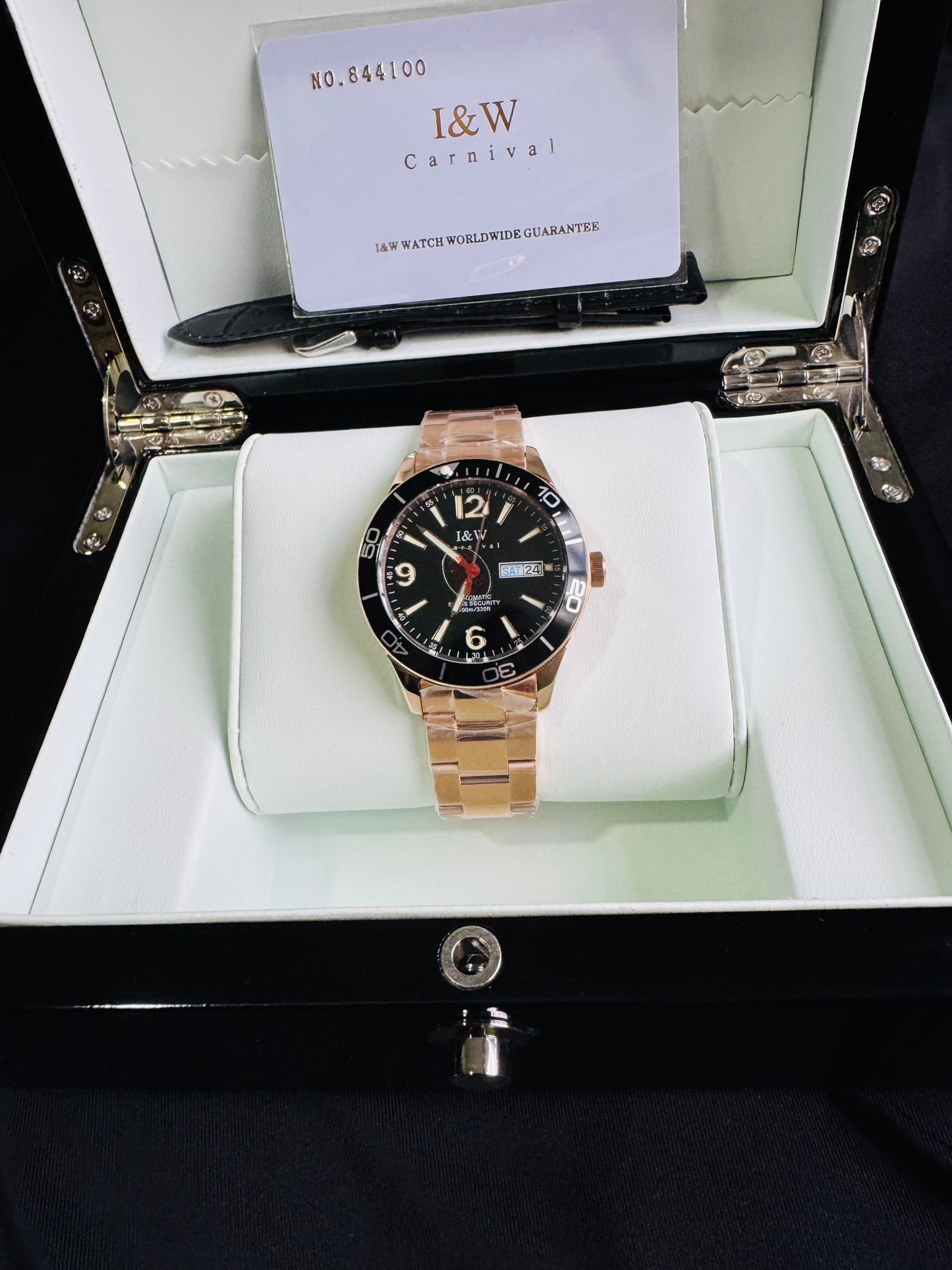 ESPECTACULAR RELOJ AUTOMÁTICO MECÁNICO PARA BUCEO 100 M.-CRISTAL ZAFIRO-LUMINOSO-ALTA CALIDAD-SHARK SERIES DIVING WATCH