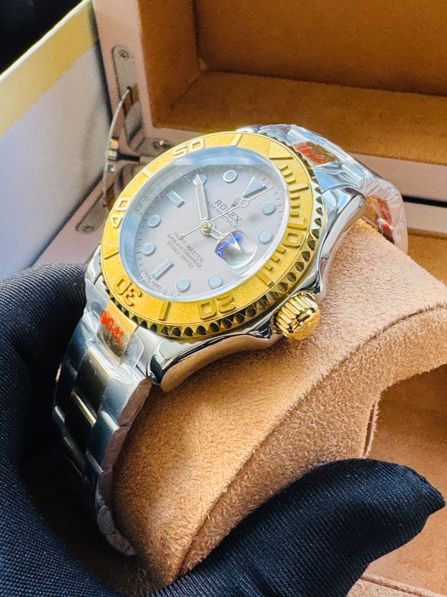 HERMOSO DISEÑO RELOJ AUTOMÁTICO MECÁNICO YACHT MASTER OYSTER PERPETUAL DATE