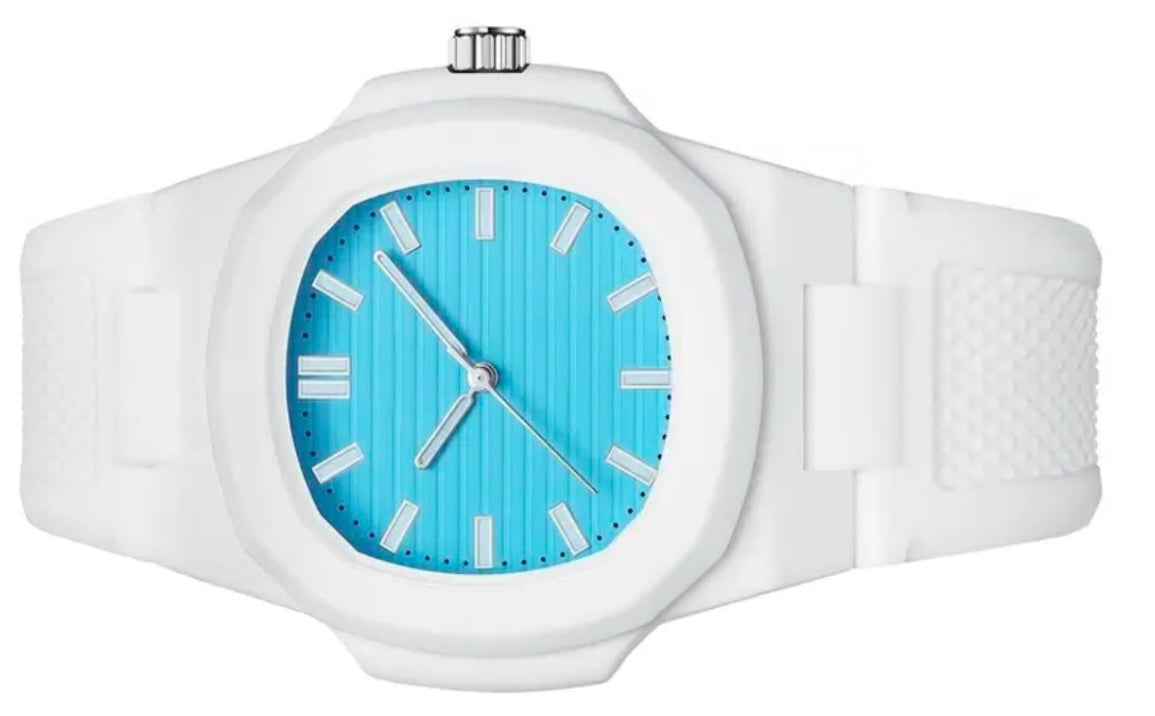 Relojes Casuales de Aleación y Gel de Sílice Movimiento de Cuarzo Disponibles en 4 variantes! Ideal para Regalo 🎁 Adolescentes!