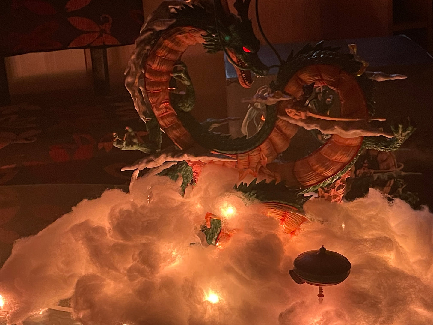 INCREÍBLE SHENLONG “DIOS DRAGÓN”🐉 MUY GRANDE CON NUVES-EFECTOS DE LUCES Y CONTROL REMOTO! 💯% ORIGINAL Y LA FIGURA MÁS GRANDE QUE SE HA HECHO! 👍