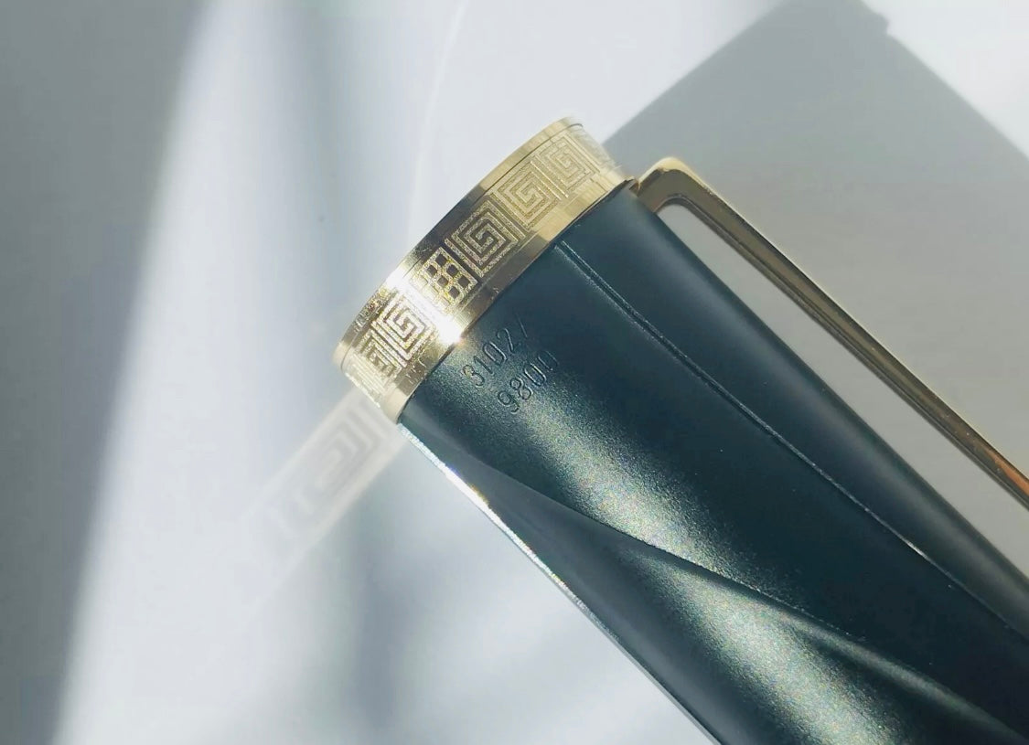 EDICIÓN LIMITADA PLUMA FUENTE MONT BLANC Writers Edition Homenaje a Homer Juego completo de pluma estilográfica con punta M INSPIRADO EN EL CABALLO DE TROYA!  Información por WhatsApp 99 81 92 84 65