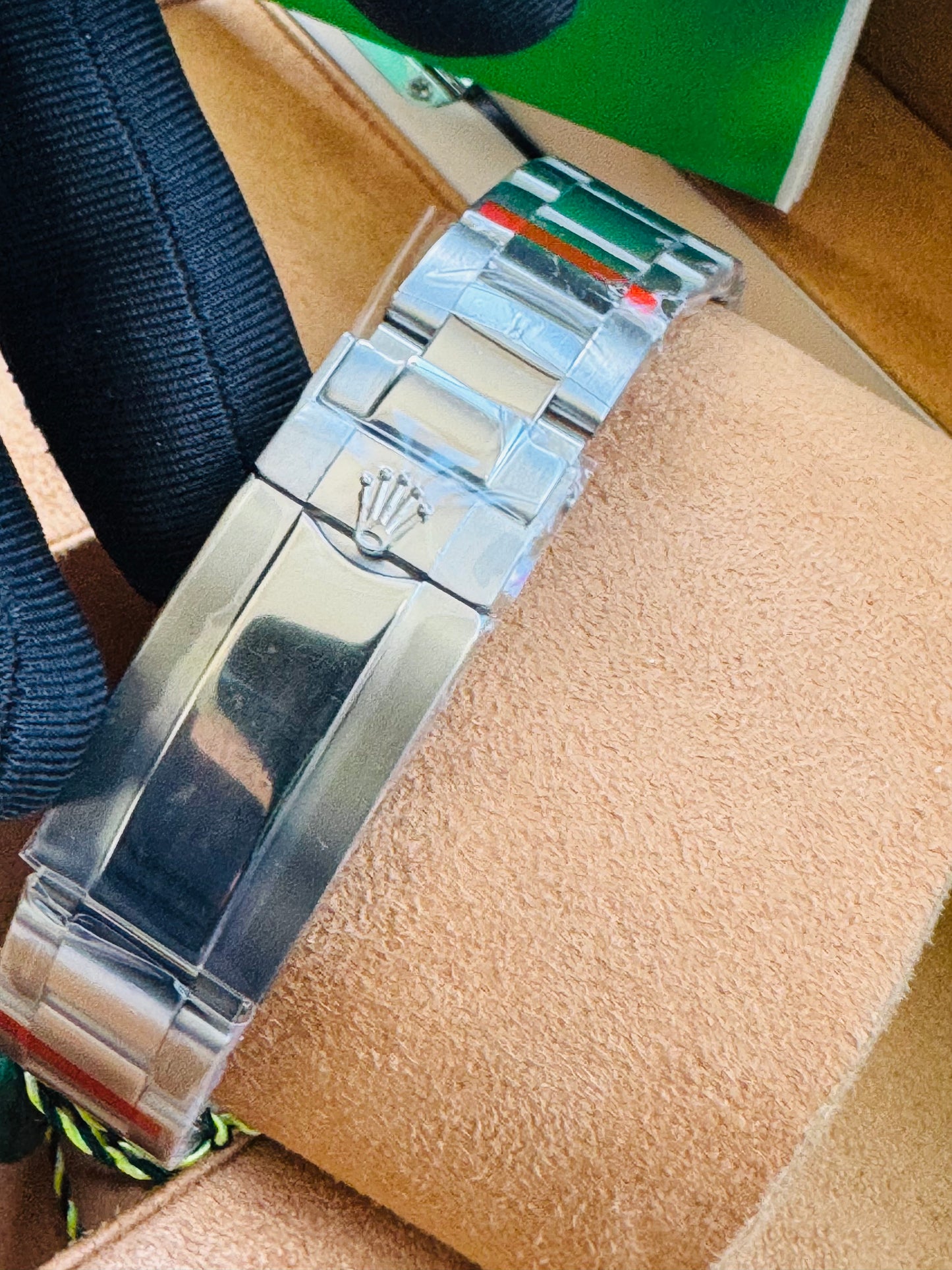 Hermoso Reloj DAYTONA Automático Mecánico Tono Oro Blanco-Máxima Elegancia!