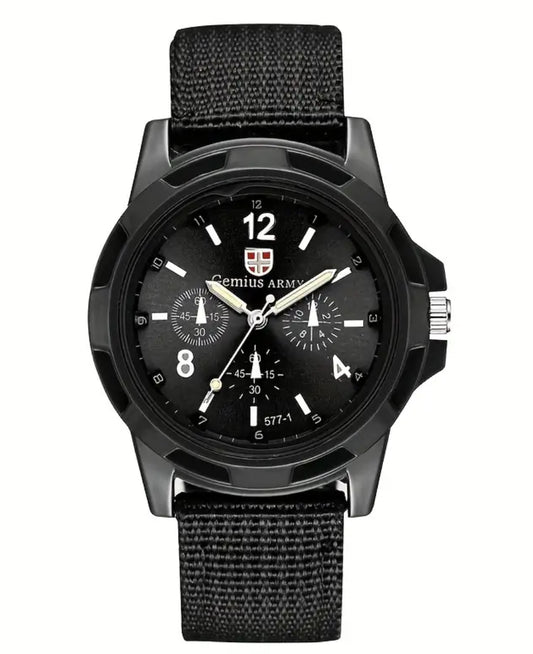 Reloj de pulsera deportivo casual para hombres con correa de nailon, elección ideal para regalo 🎁 

NOTA:

No se hacen envíos 🚚  📦 💨!

Las Ventas son solo en Cancún

Nuestro Lema: No somos Números!