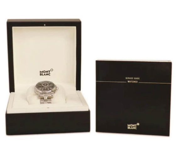 RELOJ MONT BLANC

-MEISTERSTUCK

AUTOMÁTICO MECÁNICO

CRISTAL ZAFIRO-

25 JOYAS

MÚLTIPLES COMPLICACIONES -

FECHADOR -

CRONÓMETRO -

CRONOGAFO-

FECHADOR-

CALENDARIO-

DIA DE LA SEMANA-

ETC -100%

ORIGINAL CAJA PAPELES