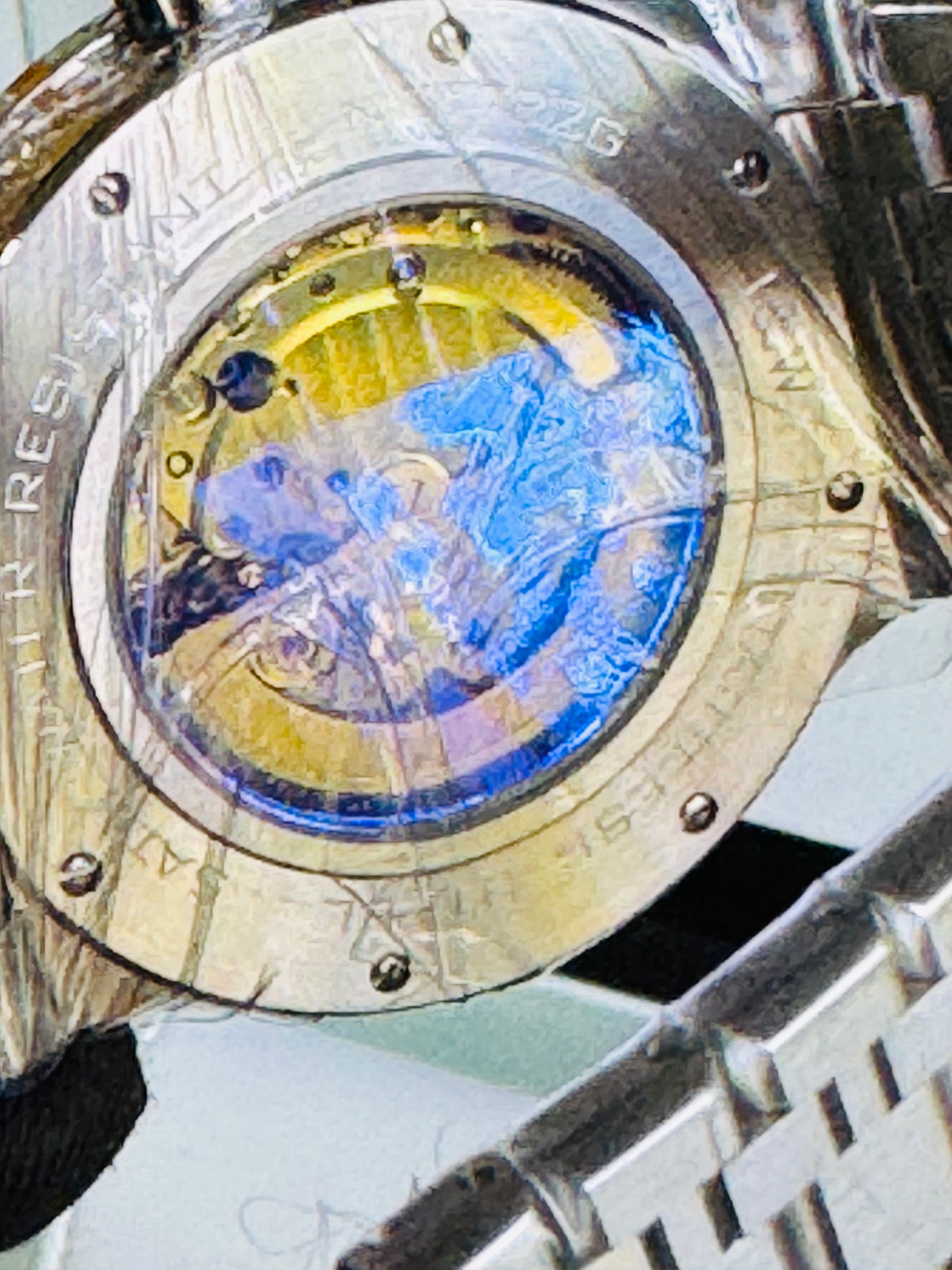 HERMOSO HE INTRINCADO DISEÑO!!!RELOJ I&W AUTOMATICO MECÁNICO-CALENDARIO -42 HORAS DE RESERVA DE CARGA-FECHADOR-DIAL 21 JOYAS 💎 RESISTENTE AL AGUA- ALTA CALIDAD!!! 💯% ORIGINAL