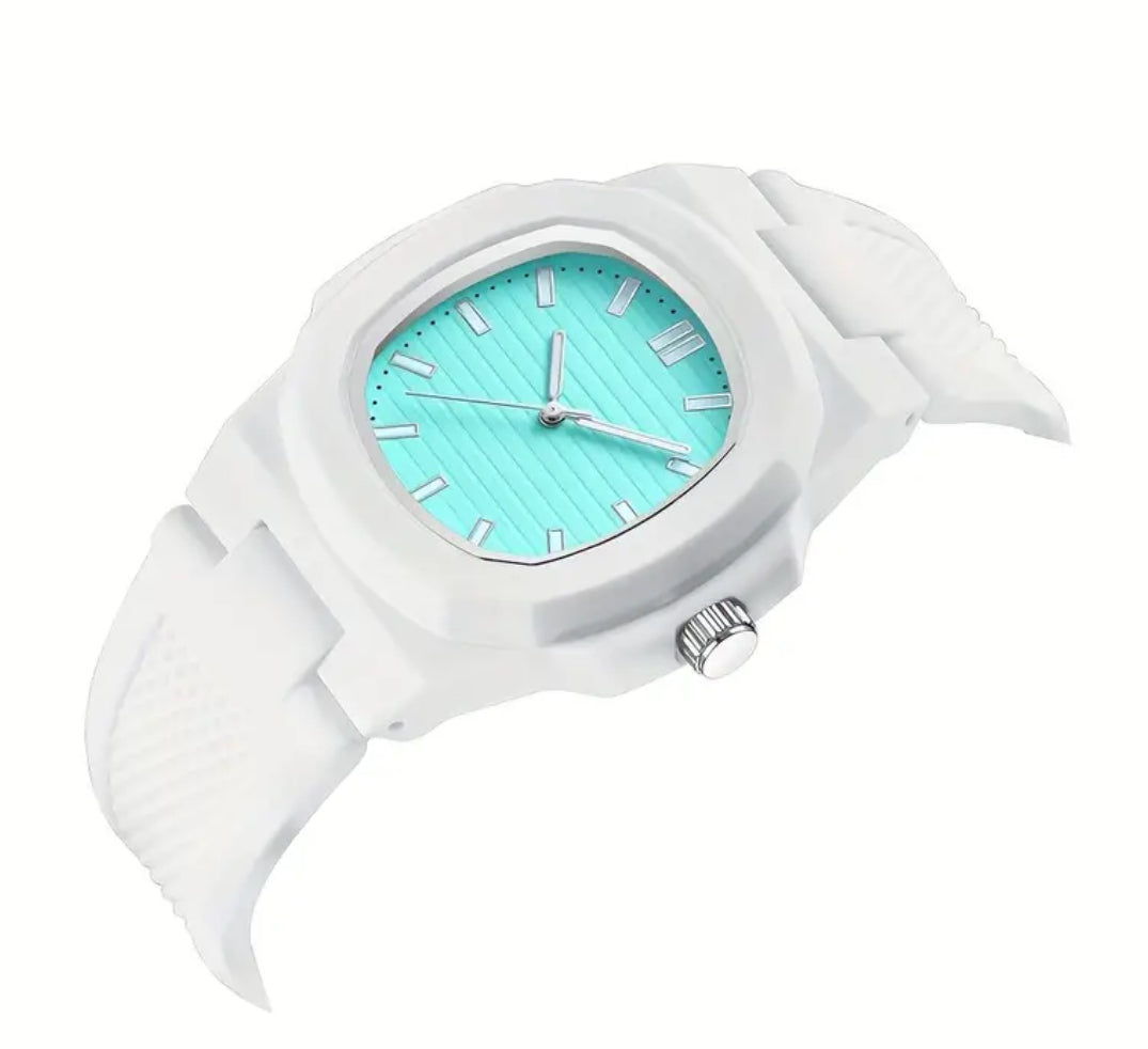 Relojes Casuales de Aleación y Gel de Sílice Movimiento de Cuarzo Disponibles en 4 variantes! Ideal para Regalo 🎁 Adolescentes!