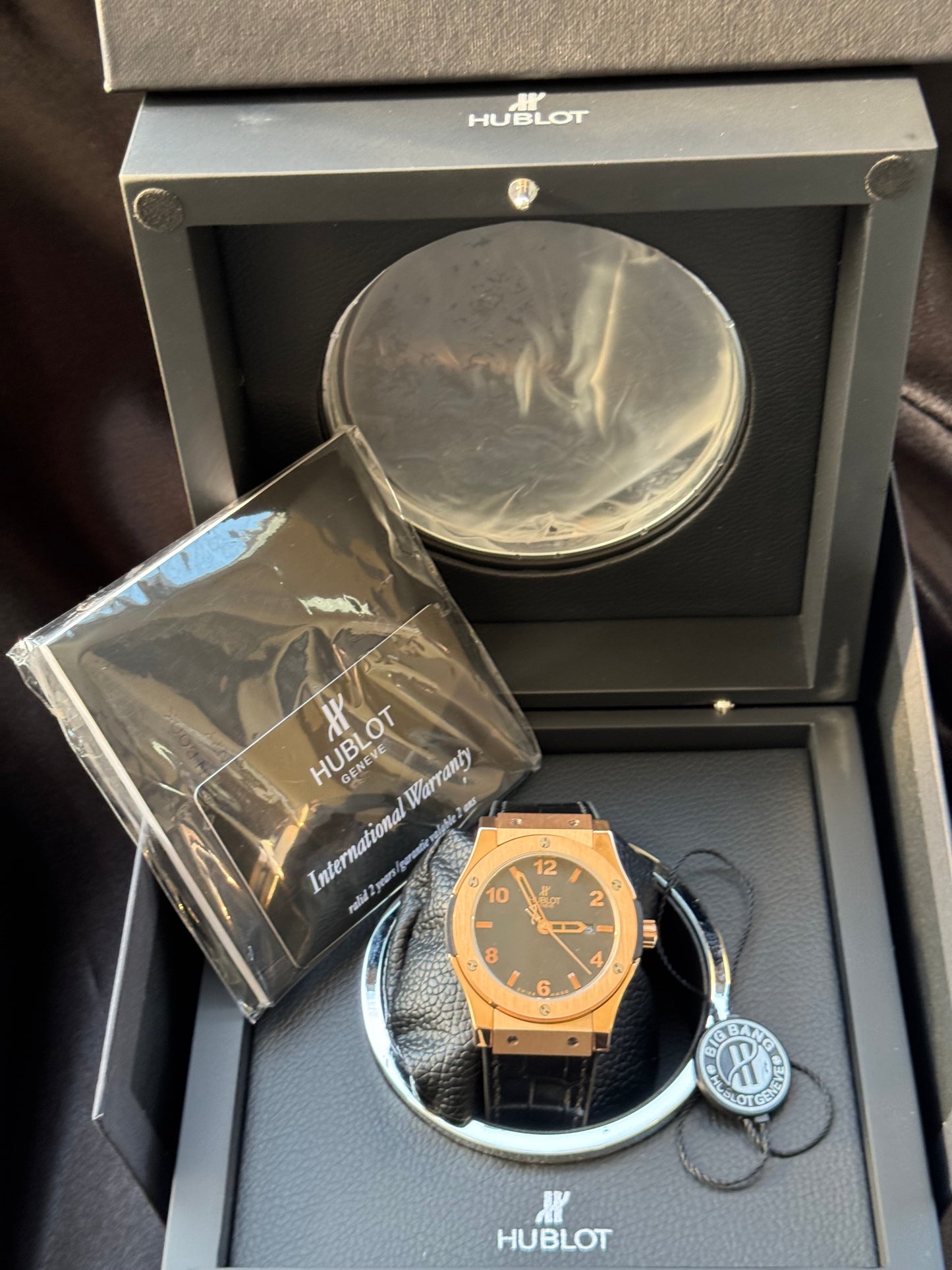 MÁXIMO LUJO RELOJ AUTOMÁTICO MECÁNICO HUBLOT - FECHADOR-CALIDAD Y DISEÑO!!!