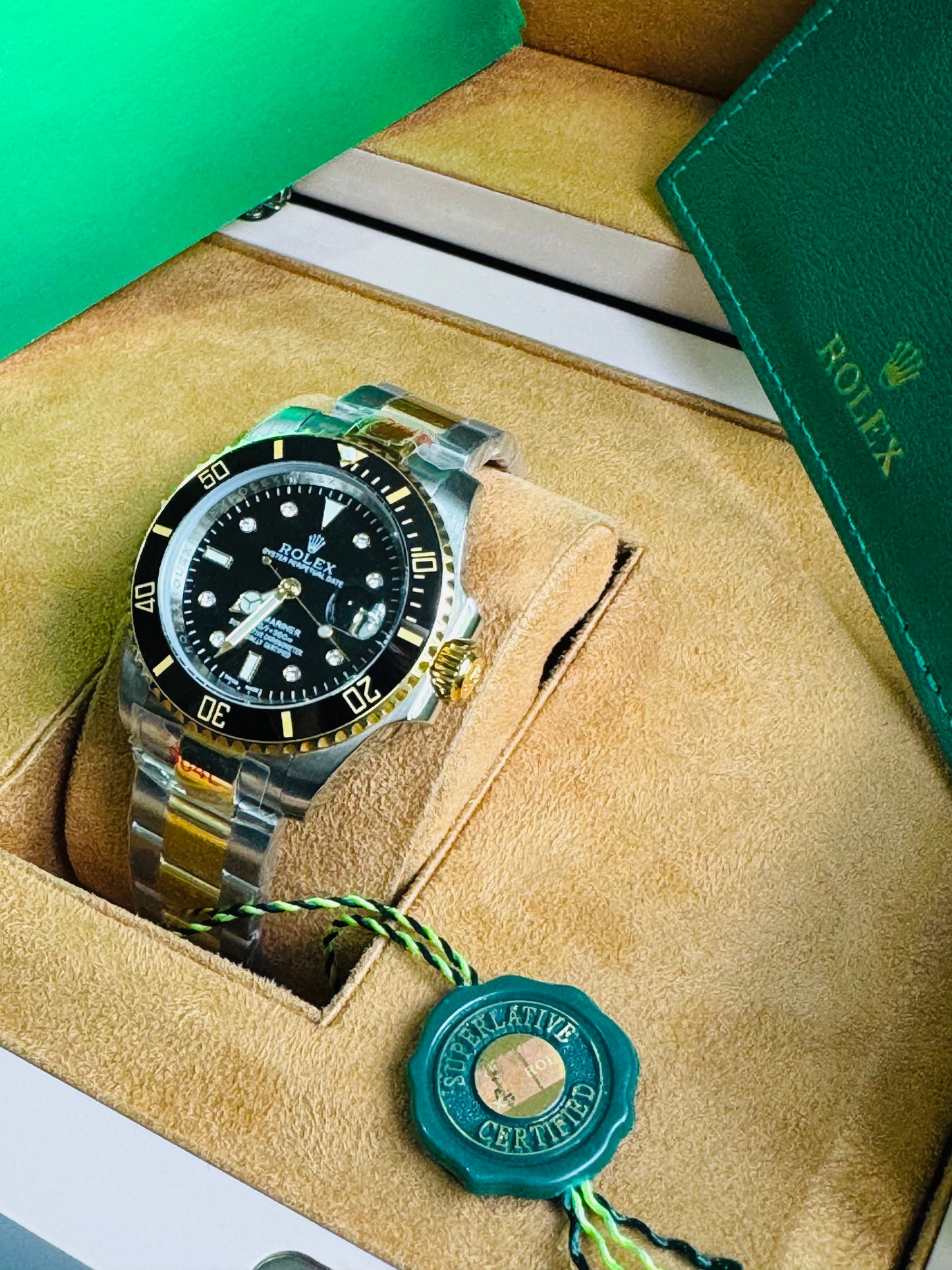 ATEMPORAL ROLEX OYSTER PERPETUAL DATE- CALIDAD Y DISTINCIÓN- FECHADOR - LUMINOSO- CRISTAL ZAFIRO- JOYAS 💎 ETC