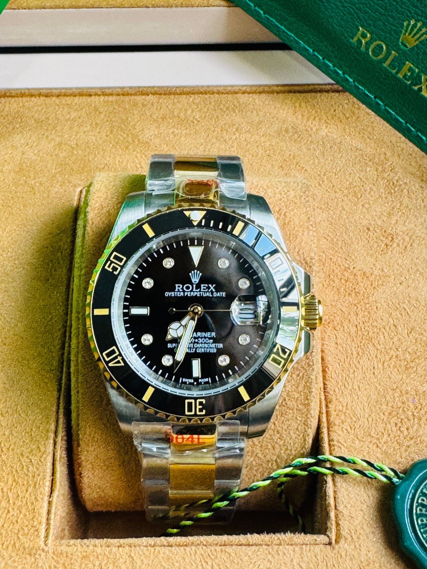 ATEMPORAL ROLEX OYSTER PERPETUAL DATE- CALIDAD Y DISTINCIÓN- FECHADOR - LUMINOSO- CRISTAL ZAFIRO- JOYAS 💎 ETC