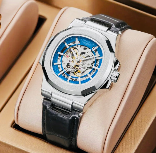 Hermoso Reloj Automático Mecánico Skeleton Excelentes Acabados y Calidad 💯% Original