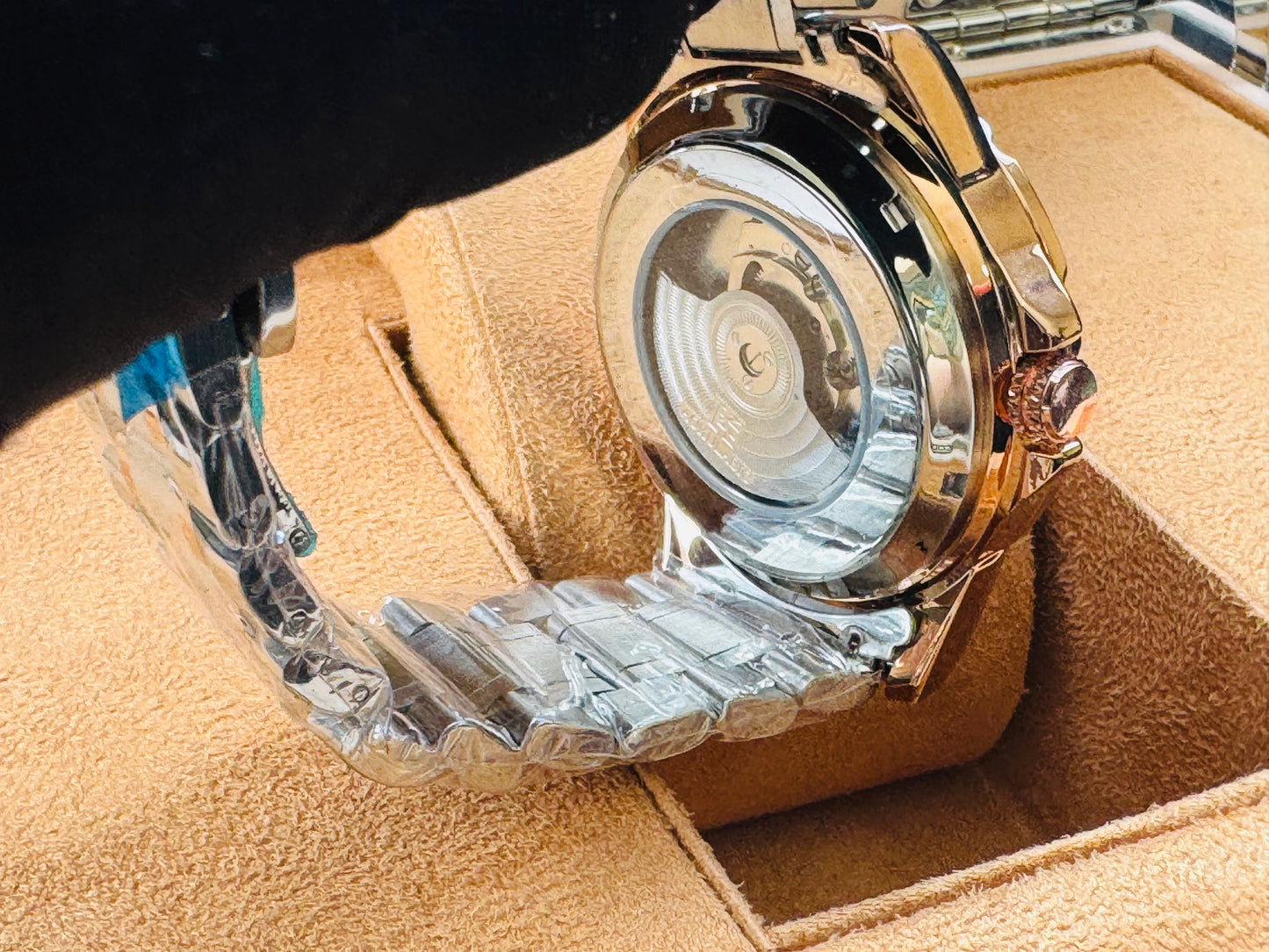 Impresionante Reloj Automático Mecánico Tourbillon 5 Complicaciones 💯% Original-Circonias Etcétera