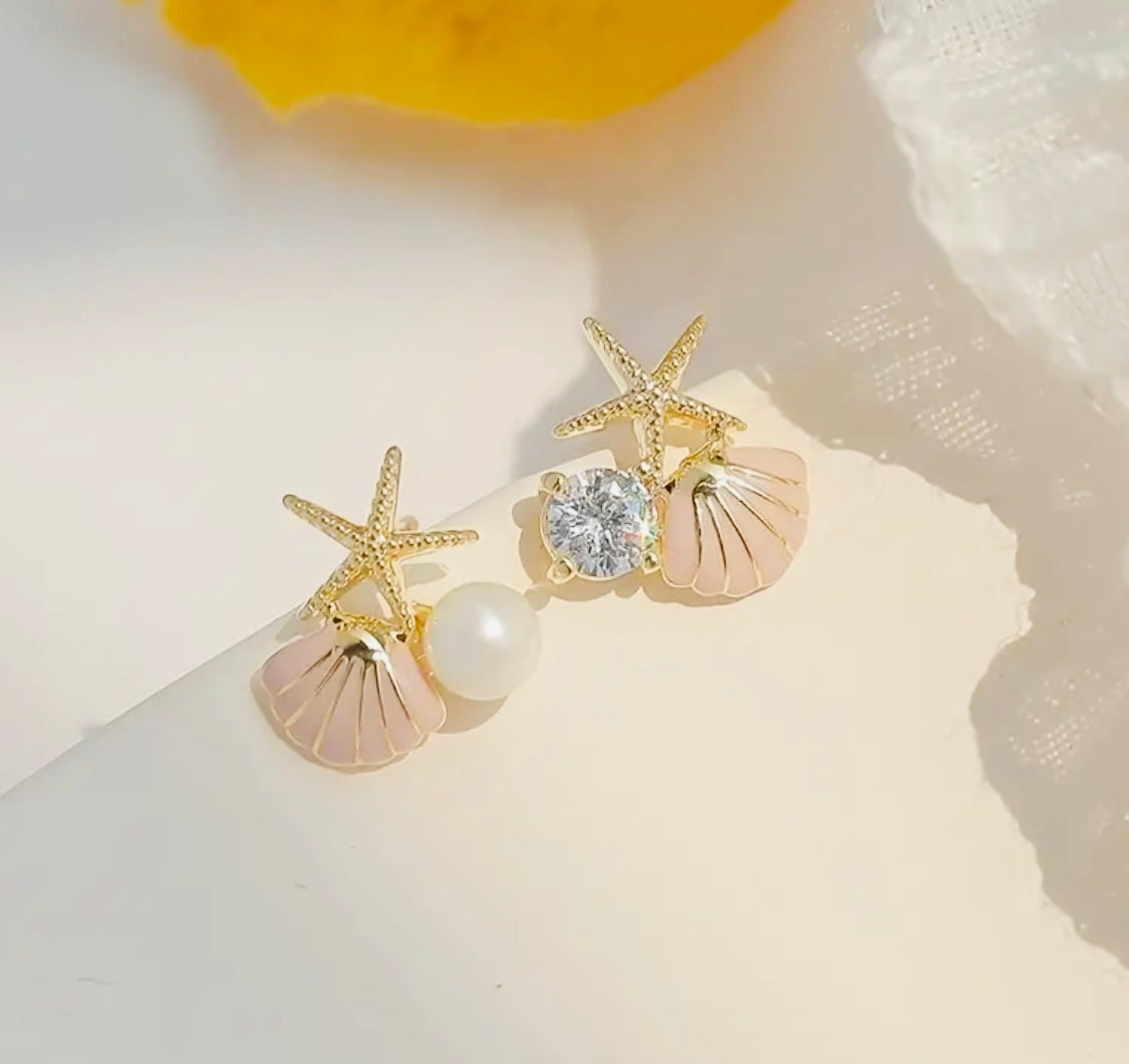 Hermosos Pendientes Motivo Marino- Hipoalergenico- Perfecto para Regalo 🎁
