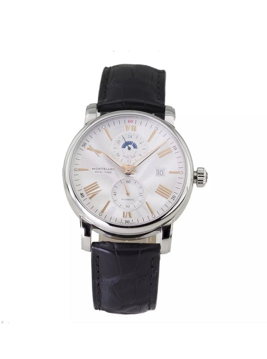 💯% ORIGINAL HERMOSO Y ELEGANTE MONTBLANC AUTOMÁTICO CRONÓGRAFO-FECHADOR-MÚLTIPLES COMPLICACIONES 43 JOYAS 💎!!!