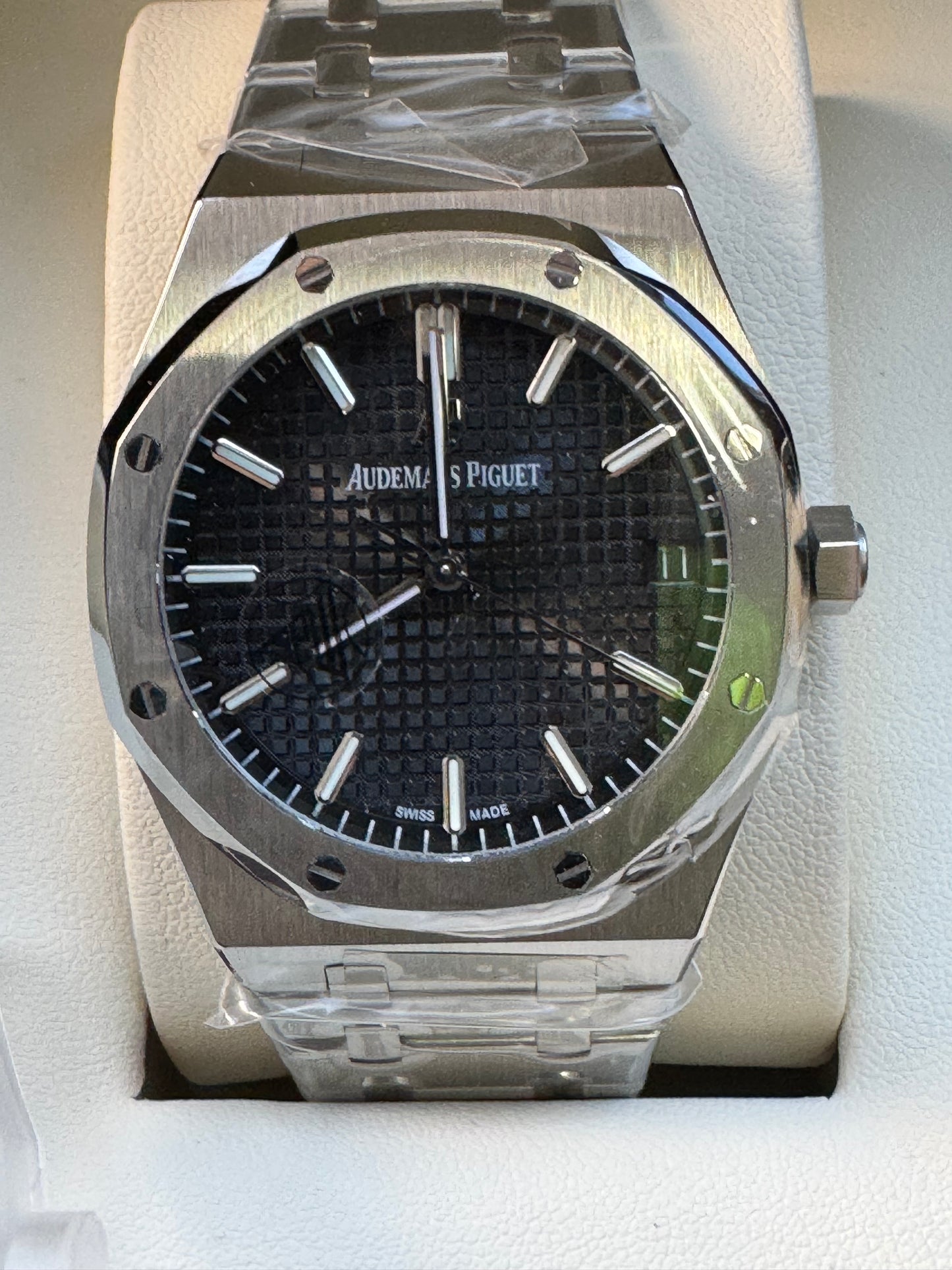 MÁXIMO LUJO IMPONENTE RELOJ AUTOMÁTICO AUDEMARS PIGUET ROYAL OAK SPECIAL EDITION!