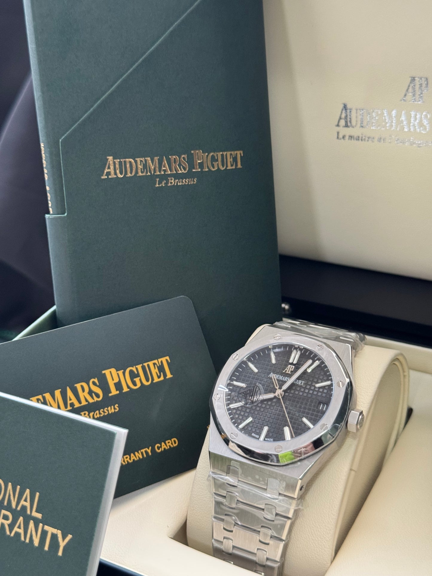 MÁXIMO LUJO IMPONENTE RELOJ AUTOMÁTICO AUDEMARS PIGUET ROYAL OAK SPECIAL EDITION!