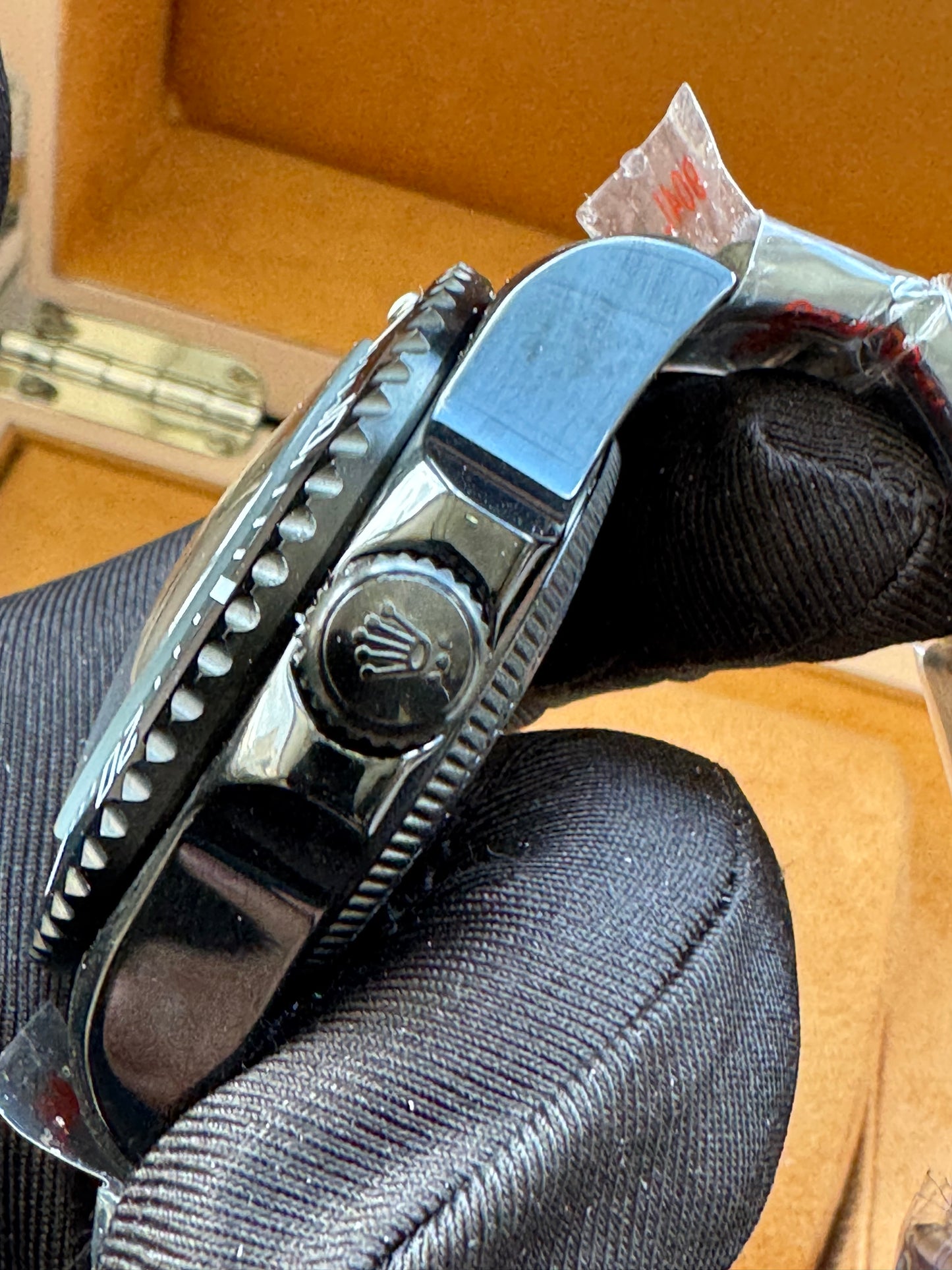 HERMOSO DISEÑO RELOJ AUTOMÁTICO MECÁNICO DEEP SEA DEWELLER VÁLVULA DE ESCAPE FECHADOR ETC;
