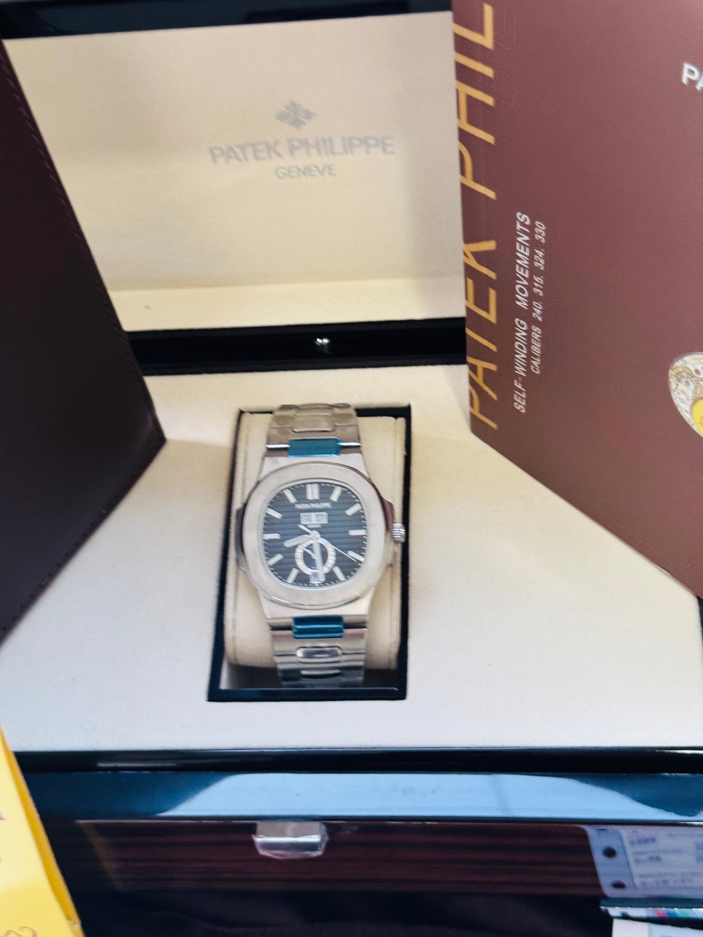 EXCLUSIVO RELOJ AUTOMÁTICO PATEK PHILIPPE MULTIPLES COMPLICACIONES!