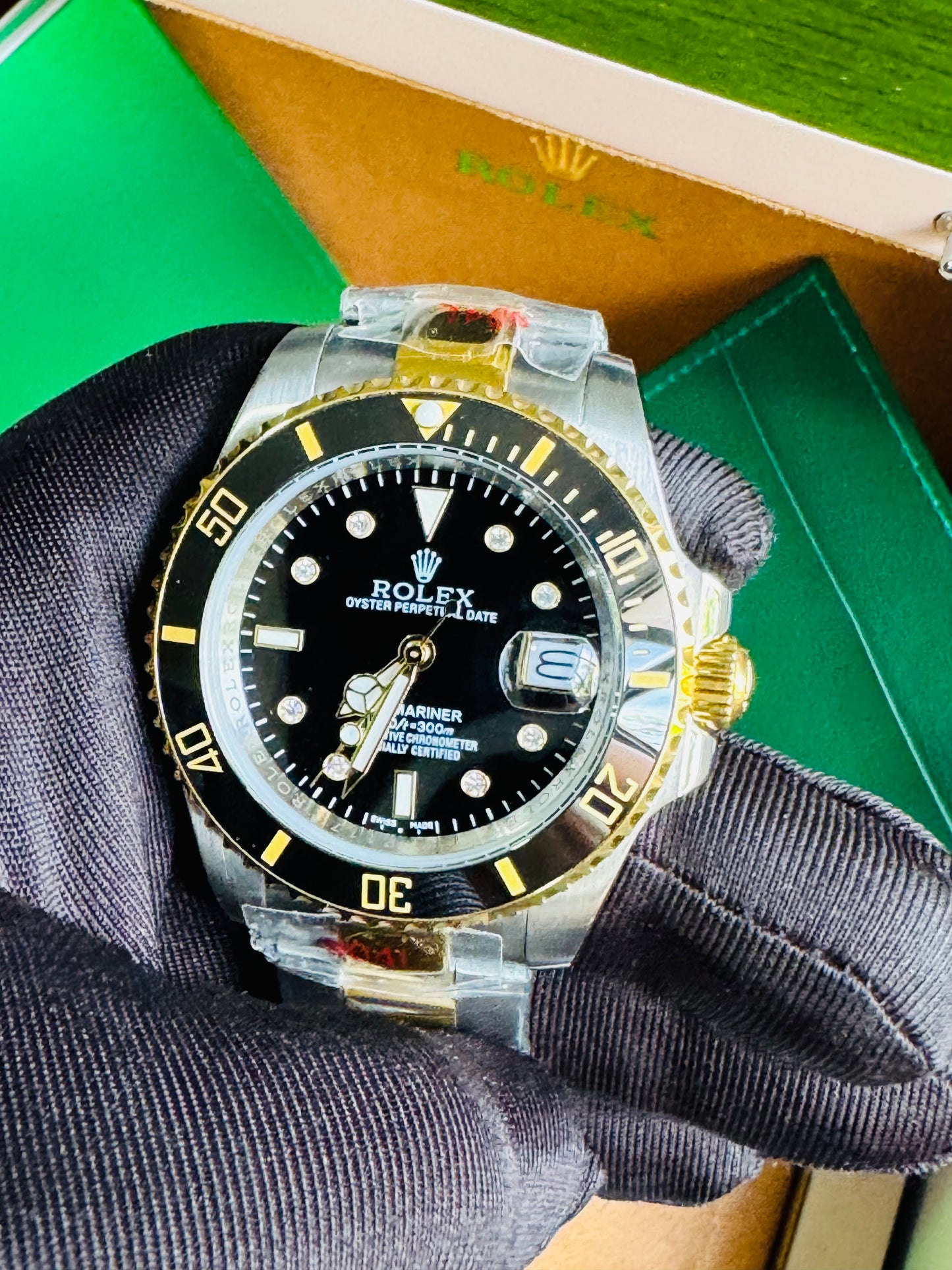 ATEMPORAL ROLEX OYSTER PERPETUAL DATE- CALIDAD Y DISTINCIÓN- FECHADOR - LUMINOSO- CRISTAL ZAFIRO- JOYAS 💎 ETC