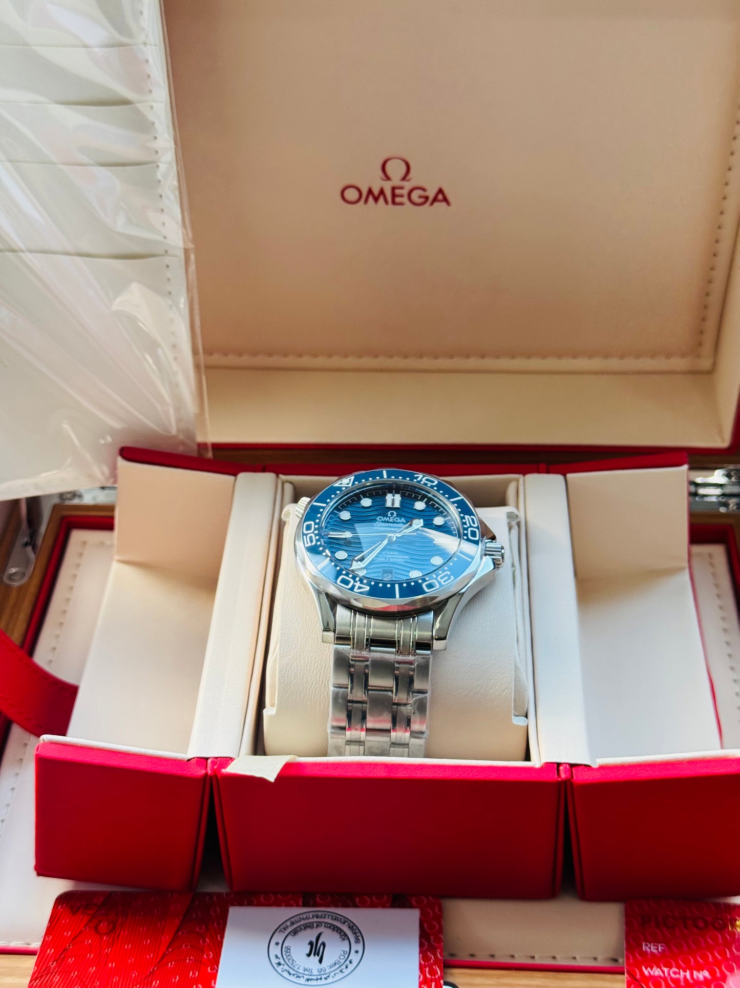 HERMOSO RELOJ OMEGA SEA MASTER AUTOMÁTICO ELEGANTE Y CASUAL!