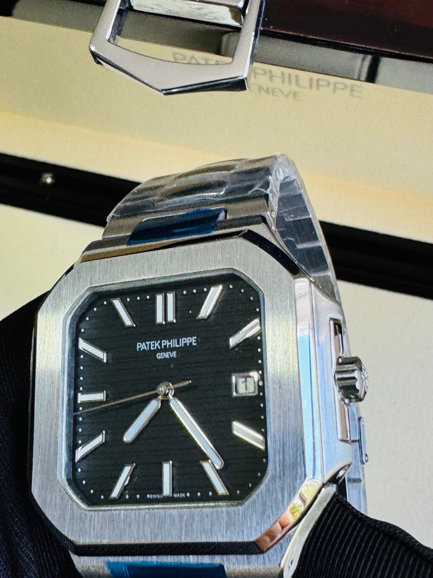 EXCLUSIVO RELOJ PATEK PHILIPPE AUTOMÁTICO- FECHADOR- JOYAS 💎- CRISTAL ZAFIRO- LUMINOSO- ÚLTIMO Y MÁS NUEVO DISEÑO!!!