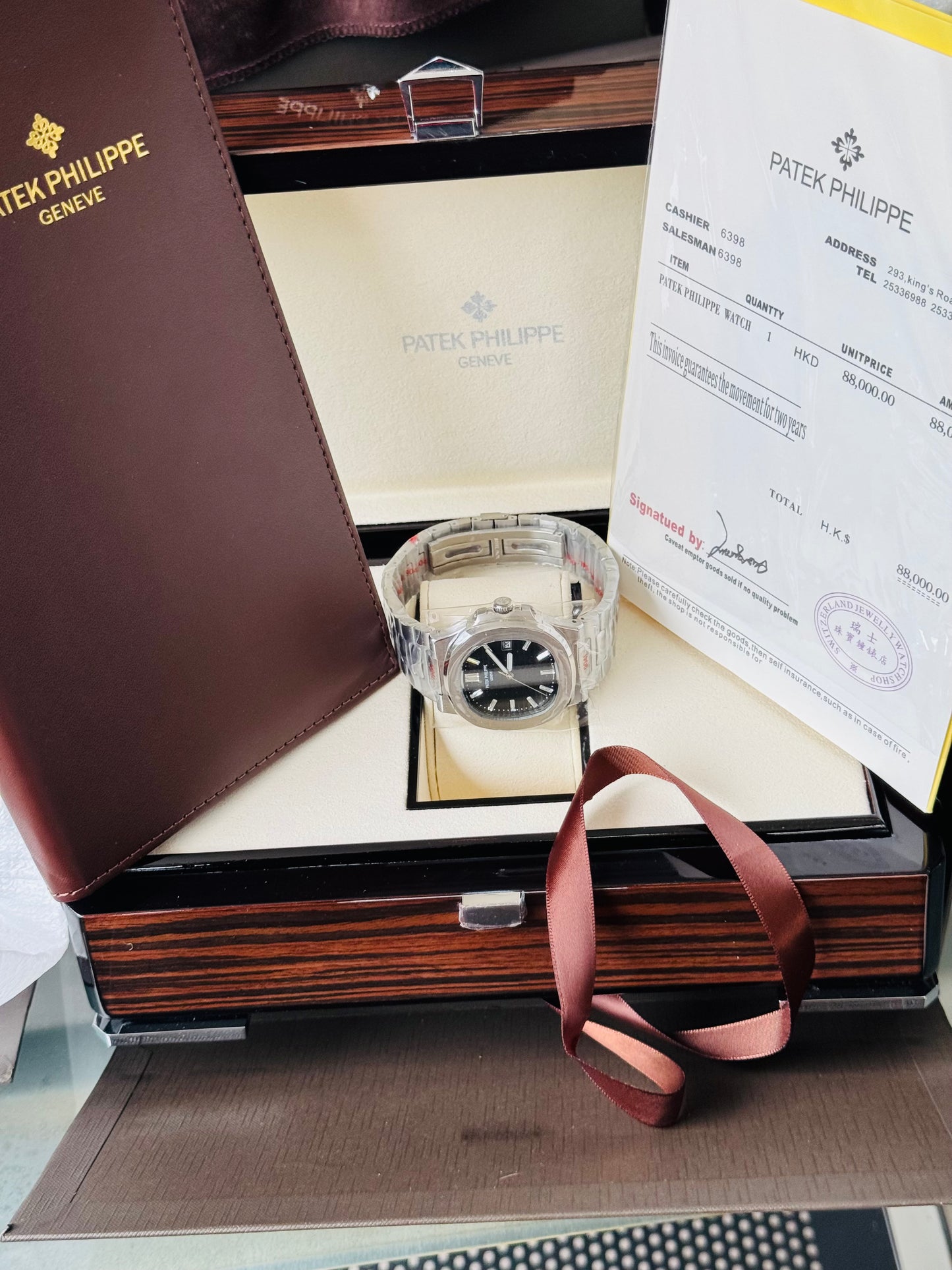 Máximo Lujo Reloj Automático Mecánico Patek P. Luminoso Fechador Favor de Pedir Información por WhatsApp al 99 81 92 84 65