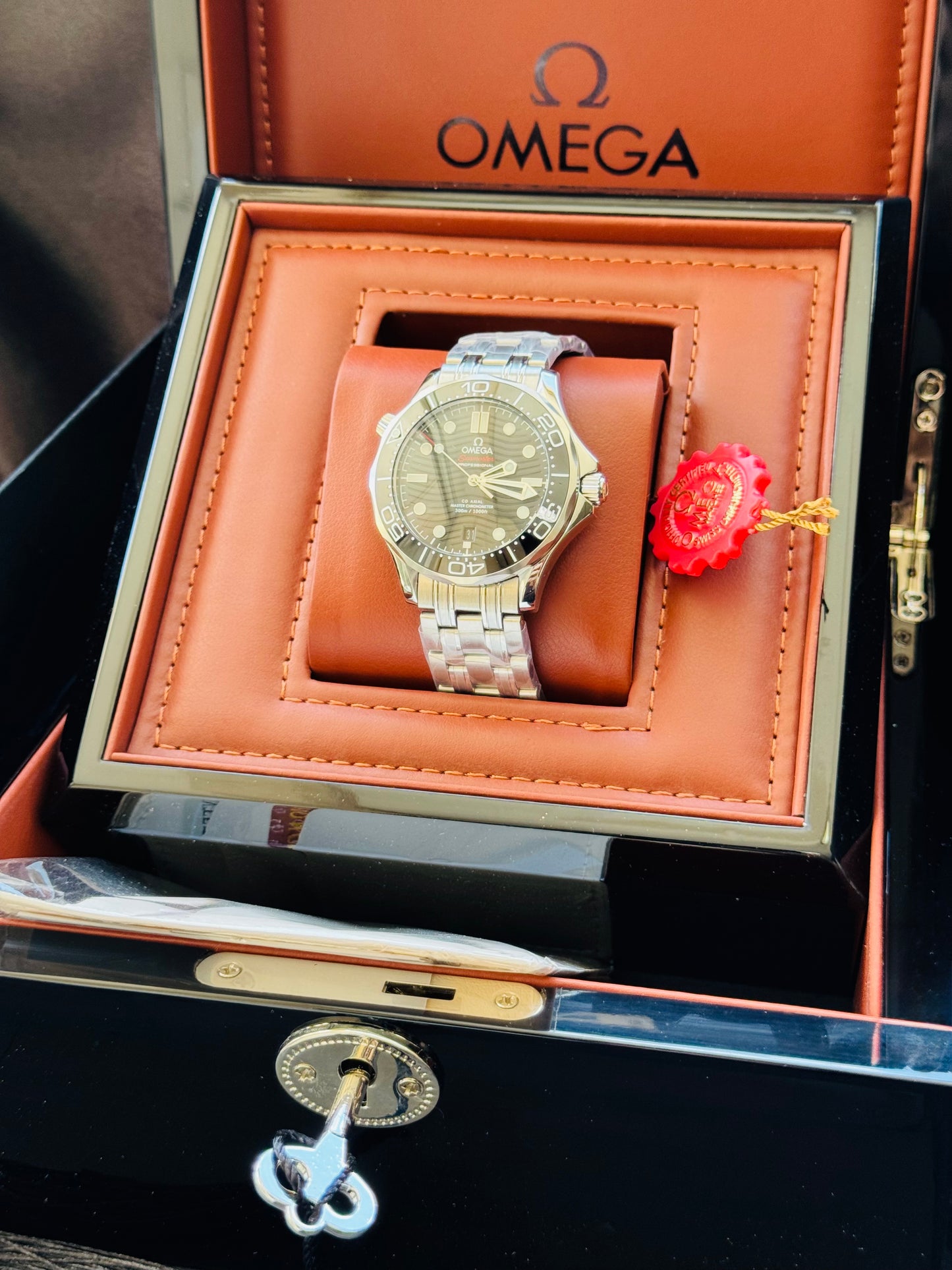 HERMOSO RELOJ AUTOMÁTICO OMEGA SEAMASTER ELEGANTE Y CASUAL!!!