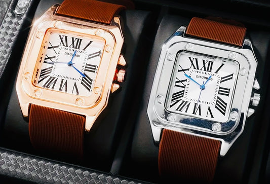 Reloj Sencillo de Cuarzo Disponible en Dorado y Plateado! Ideal para Regalo 🎁