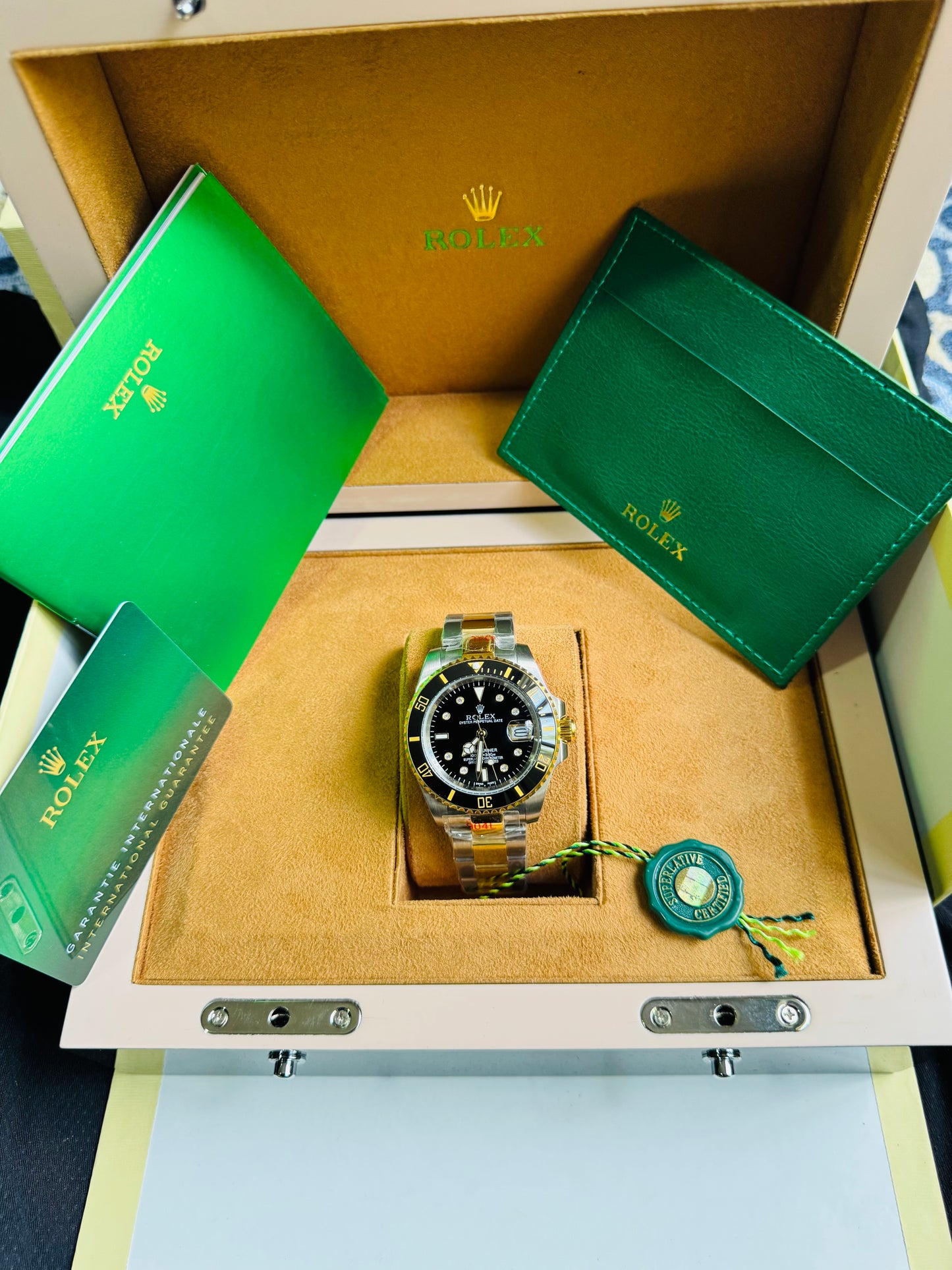 ATEMPORAL ROLEX OYSTER PERPETUAL DATE- CALIDAD Y DISTINCIÓN- FECHADOR - LUMINOSO- CRISTAL ZAFIRO- JOYAS 💎 ETC