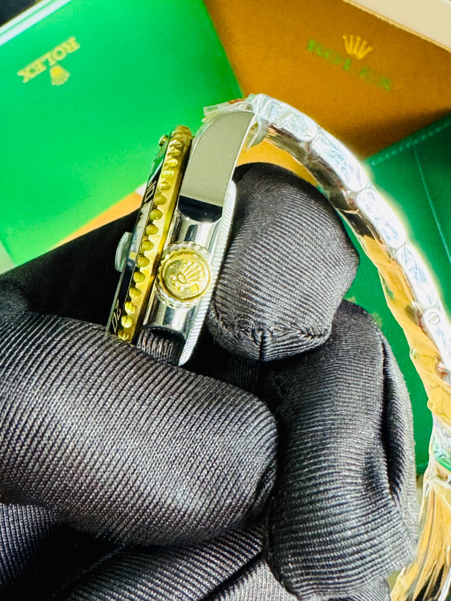 ATEMPORAL ROLEX OYSTER PERPETUAL DATE- CALIDAD Y DISTINCIÓN- FECHADOR - LUMINOSO- CRISTAL ZAFIRO- JOYAS 💎 ETC