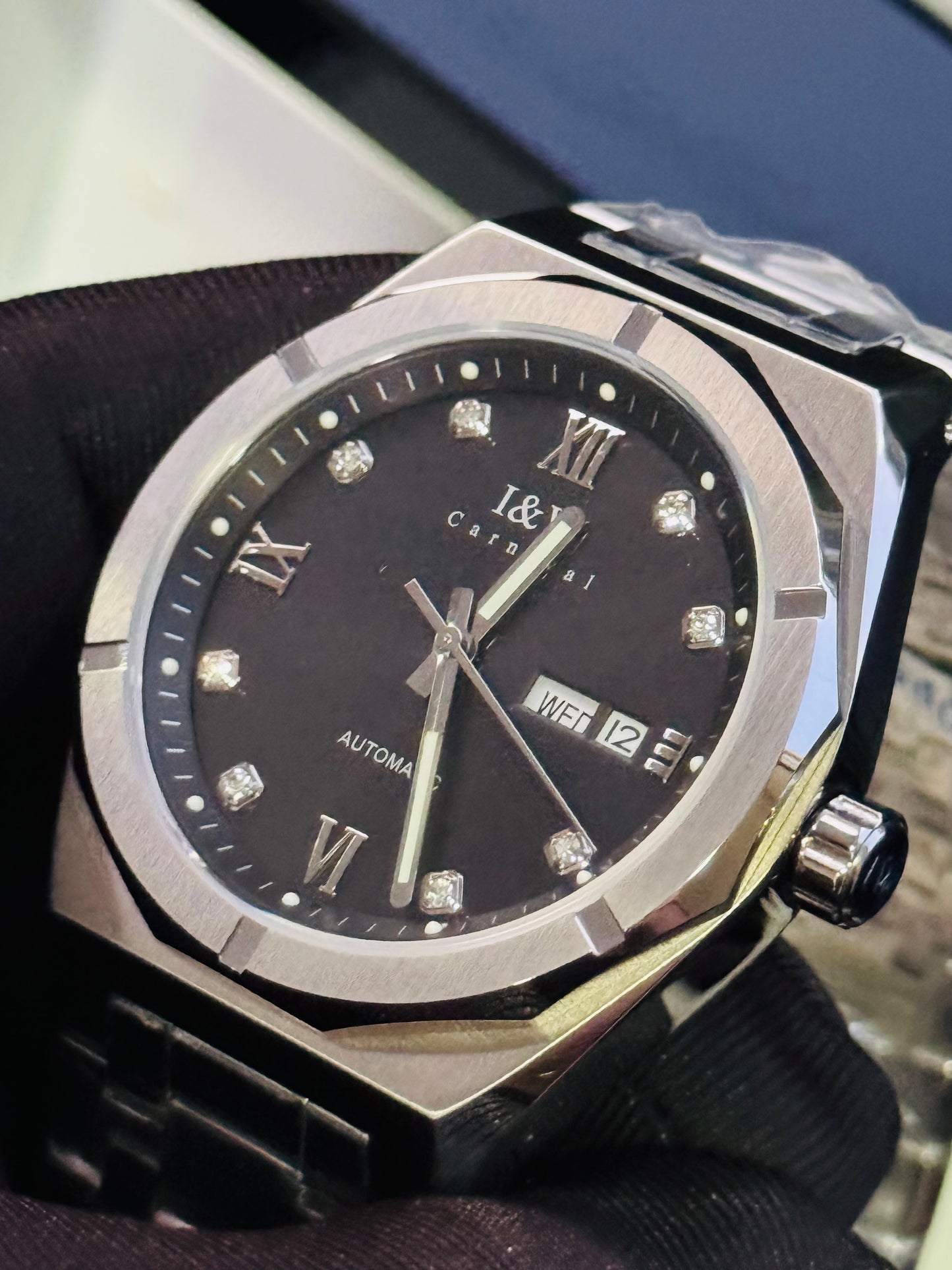 IMPRESIONANTE RELOJ AUTOMÁTICO MECÁNICO I & W CARNIVAL 💯% ORIGINAL