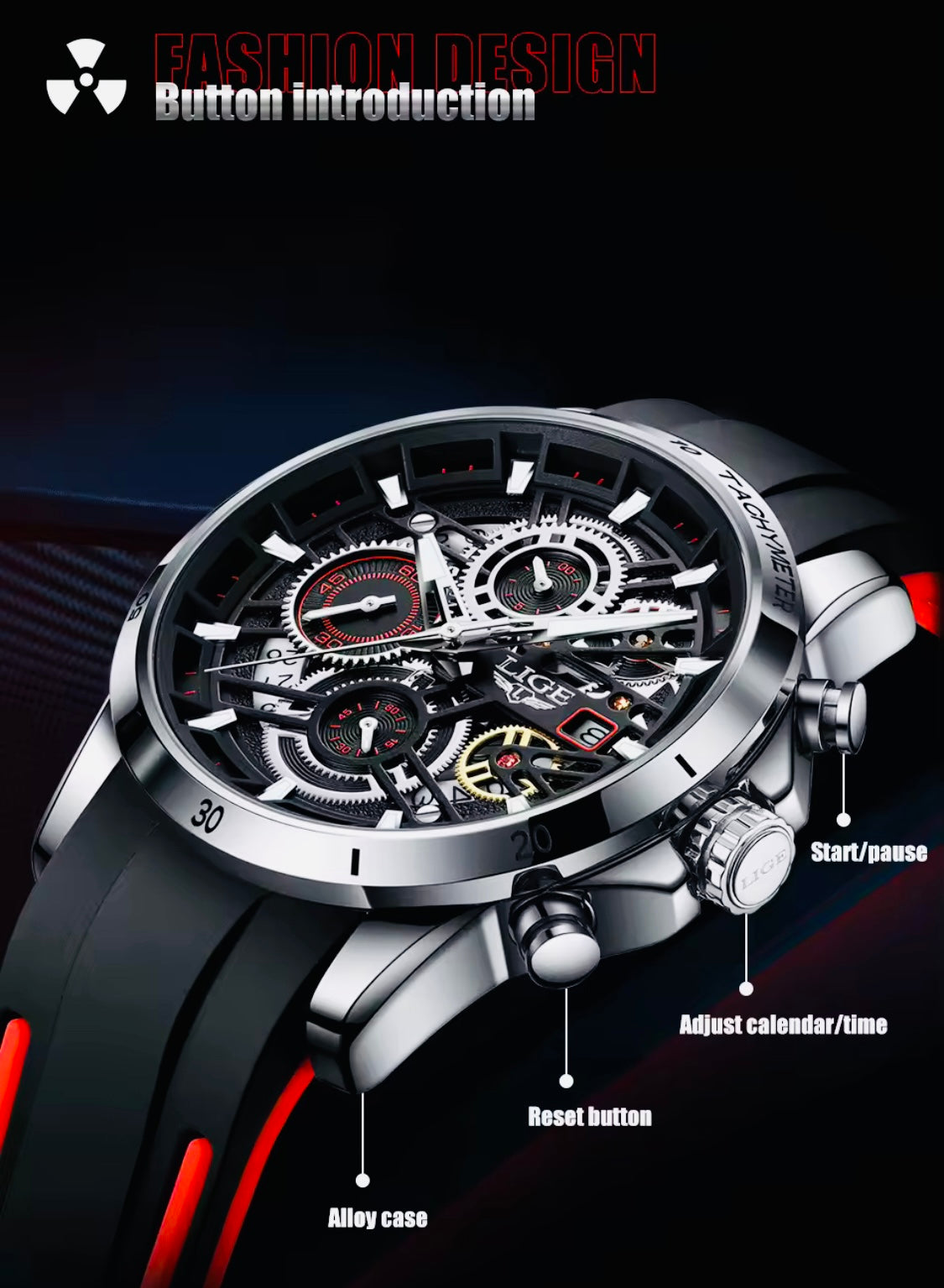 Hermoso Reloj Multifuncional-Movimiento de Cuarzo Excelente Calidad y Diseño! 💯% Original 

información por WhatsApp 99 81 92 84 65
Nota: No se hacen Envíos 🚚 
Ventas solo en Cancún 
Nuestro Lema: No somos Números!
Atencion: Personalizada