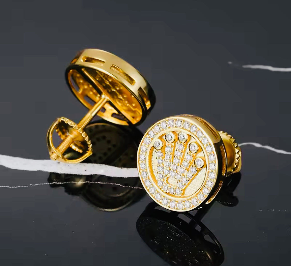 Distinguidos Aretes de Alta Gama Tipo Ro-lex Hipoalergenicos