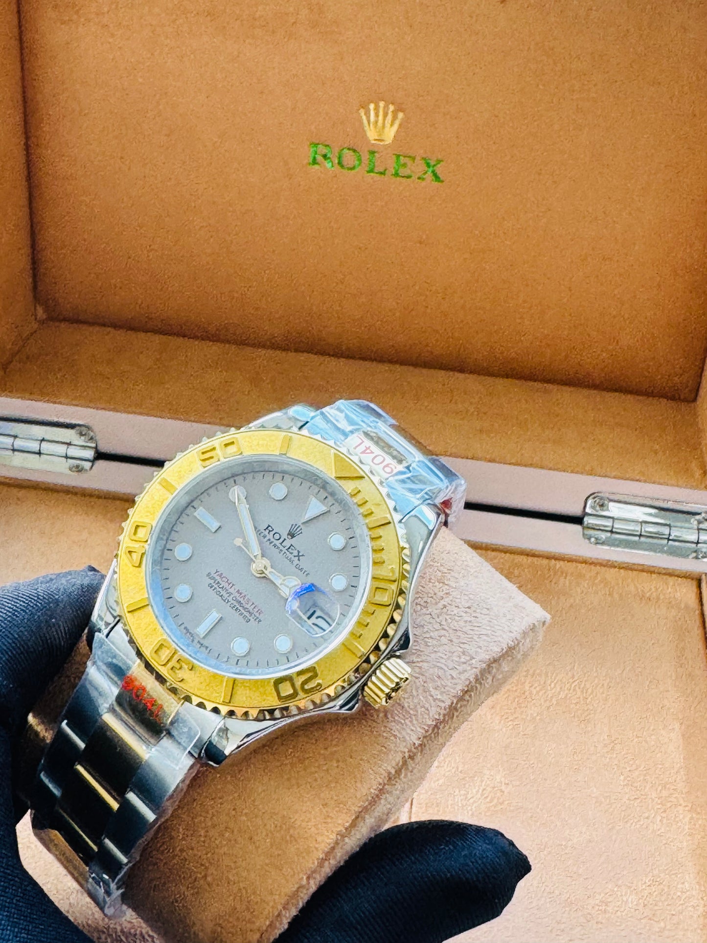 HERMOSO DISEÑO RELOJ AUTOMÁTICO MECÁNICO YACHT MASTER OYSTER PERPETUAL DATE
