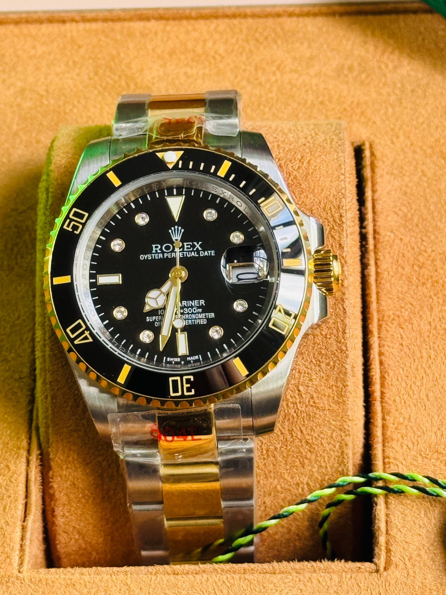 ATEMPORAL ROLEX OYSTER PERPETUAL DATE- CALIDAD Y DISTINCIÓN- FECHADOR - LUMINOSO- CRISTAL ZAFIRO- JOYAS 💎 ETC