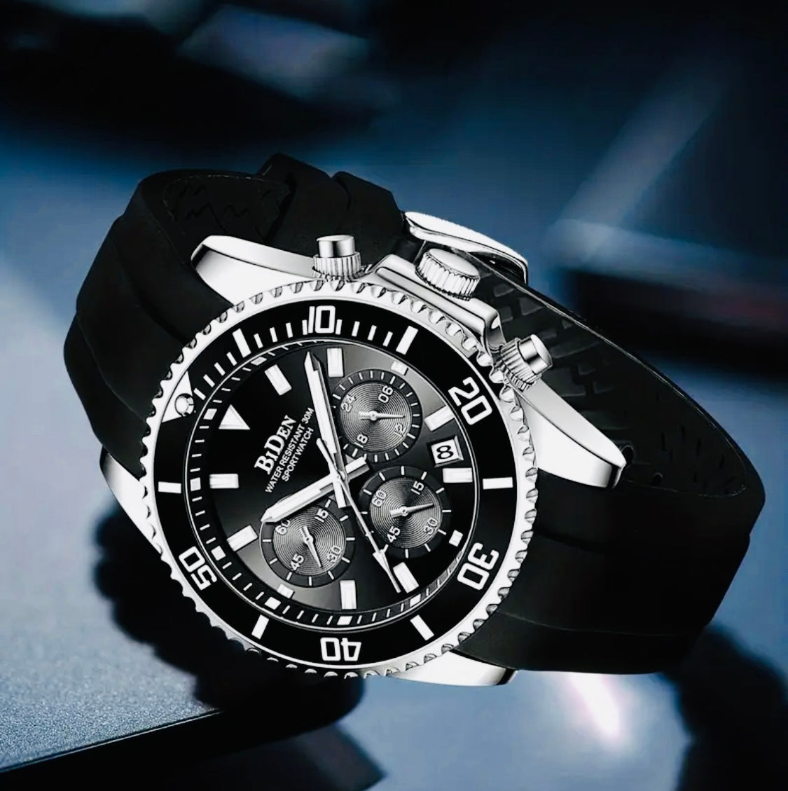 Hermoso Reloj de Cuarzo Múltiples funciones.