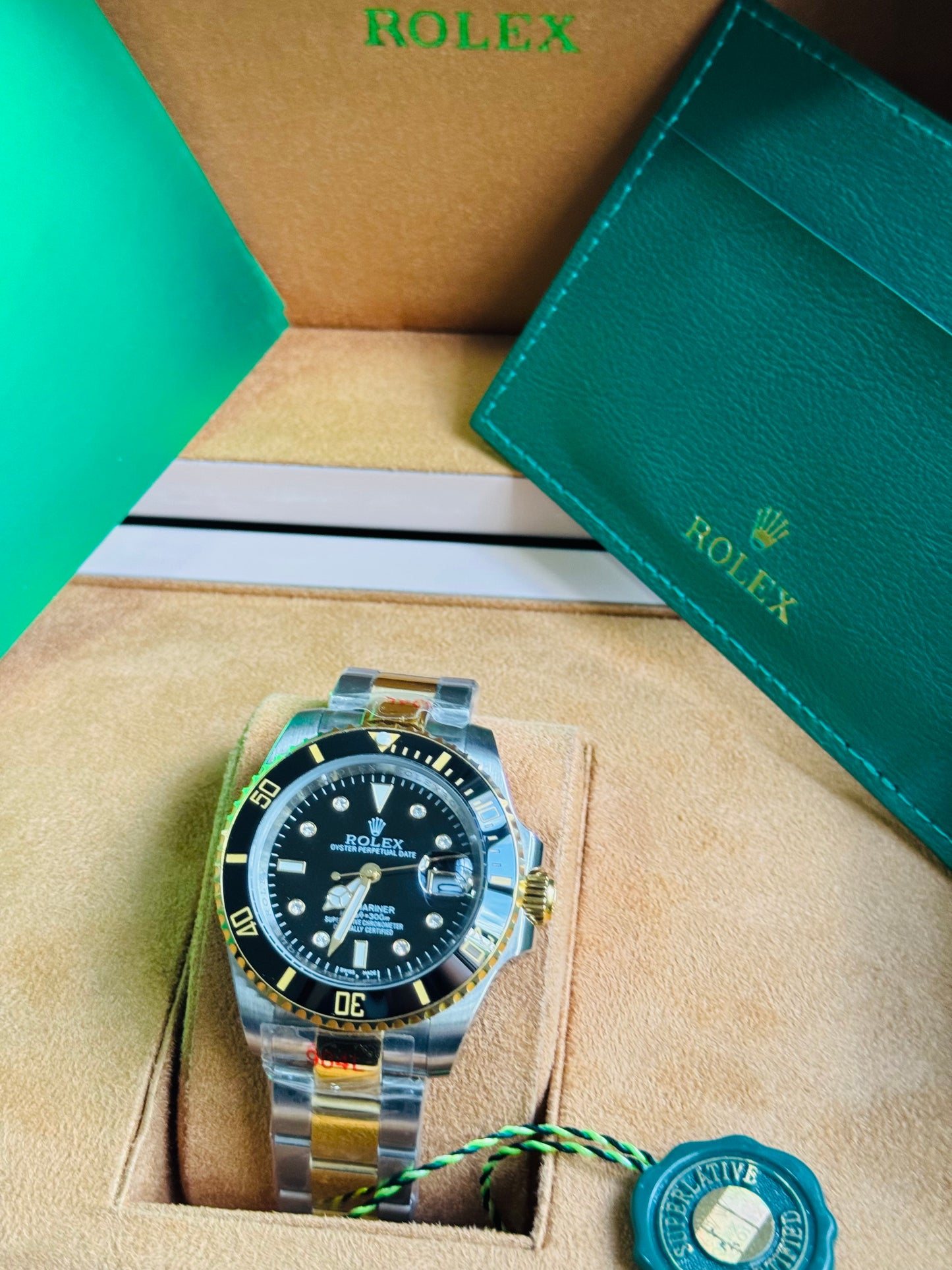 ATEMPORAL ROLEX OYSTER PERPETUAL DATE- CALIDAD Y DISTINCIÓN- FECHADOR - LUMINOSO- CRISTAL ZAFIRO- JOYAS 💎 ETC