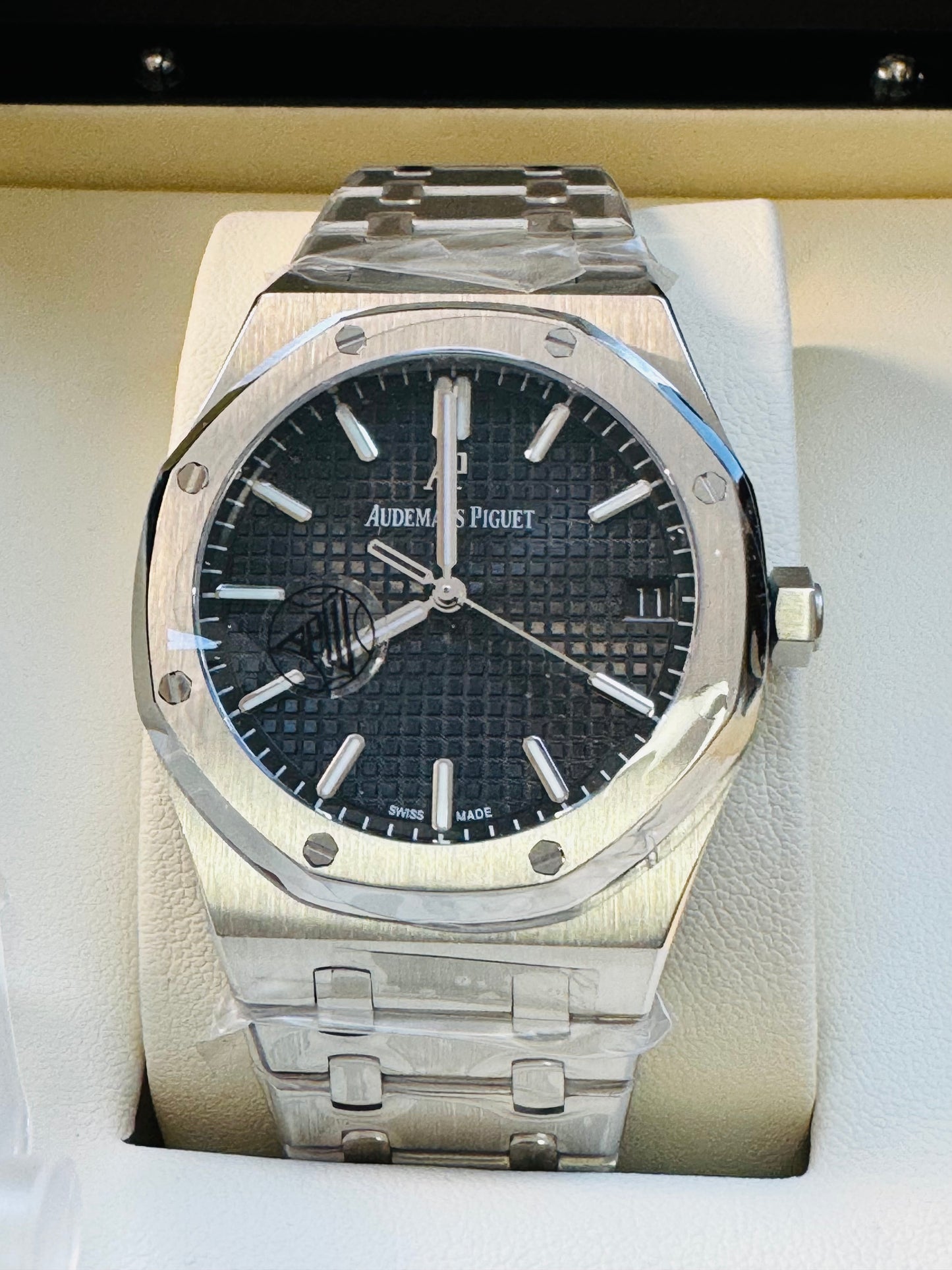MÁXIMO LUJO IMPONENTE RELOJ AUTOMÁTICO AUDEMARS PIGUET ROYAL OAK SPECIAL EDITION!