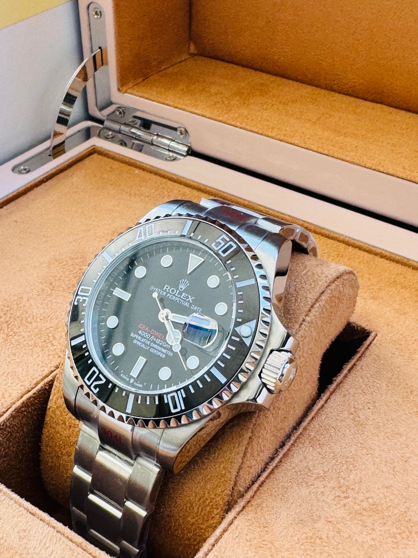 ESPECTACULAR RELOJ ROLEX AUTOMÁTICO SEADWELLER VÁLVULA DE ESCAPE 💨 HERMOSO!!!