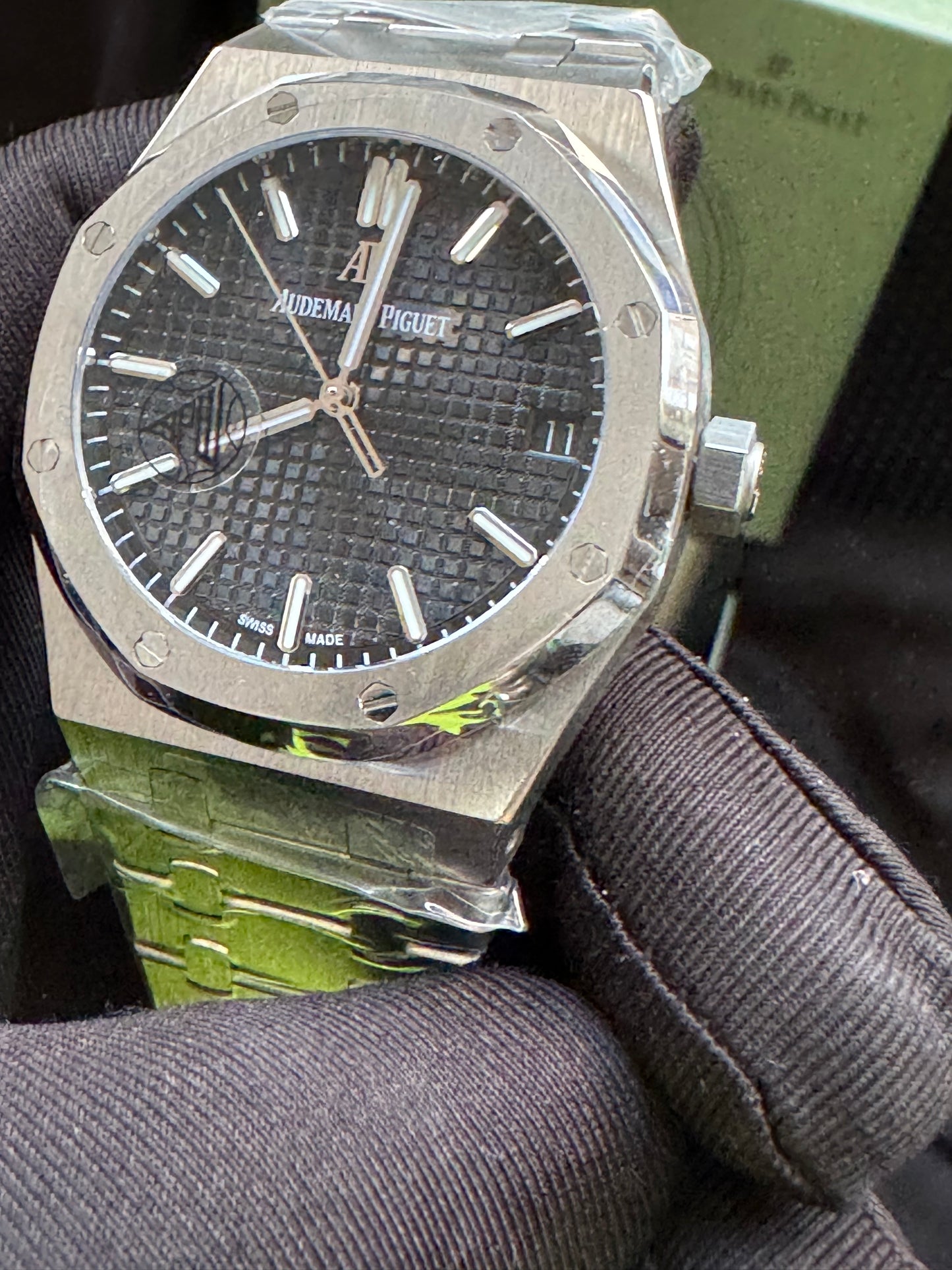 MÁXIMO LUJO IMPONENTE RELOJ AUTOMÁTICO AUDEMARS PIGUET ROYAL OAK SPECIAL EDITION!
