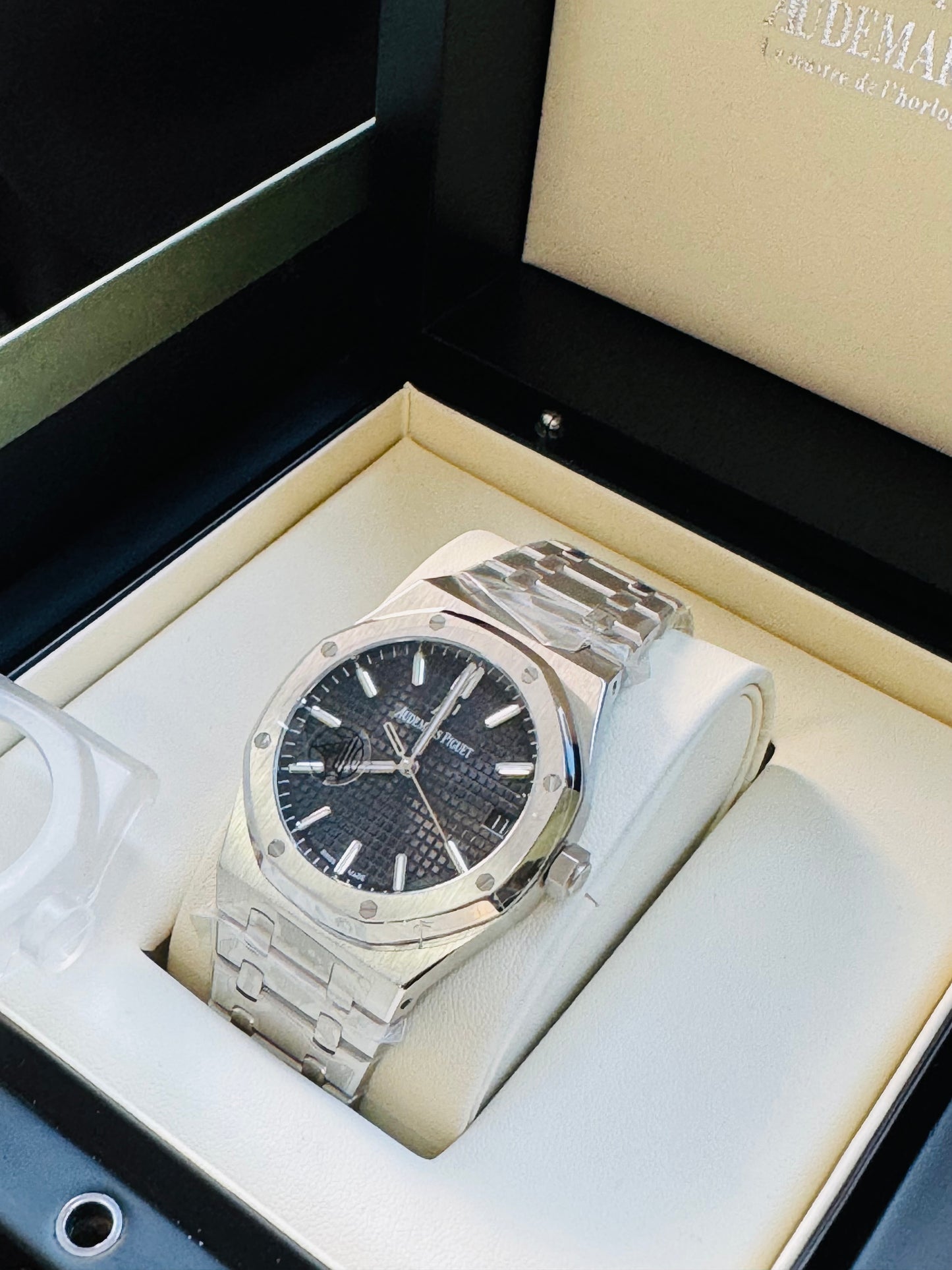 MÁXIMO LUJO IMPONENTE RELOJ AUTOMÁTICO AUDEMARS PIGUET ROYAL OAK SPECIAL EDITION!